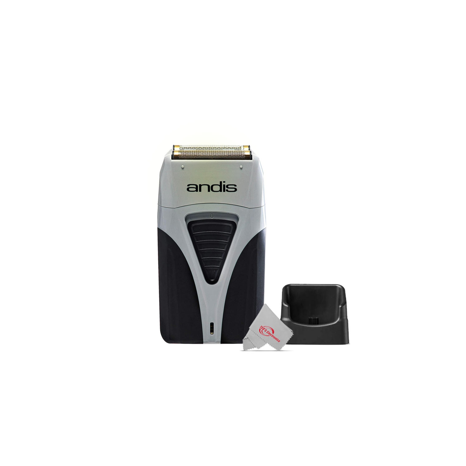 Andis Profoil Lithium Plus Cordless Titanium Foil Shaver 17200 with 9" Comb