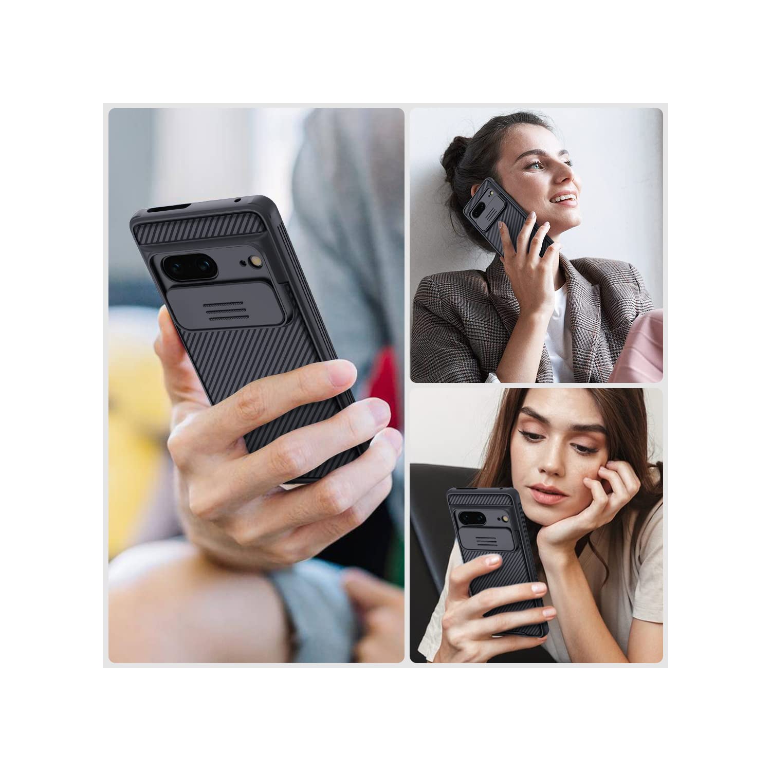 for Google Pixel 7 Case, Nillkin CamShield Pro Pixel 7 Case with Slide Camera Cover, for Google Pixel 7 Phone 5G case 6.3''