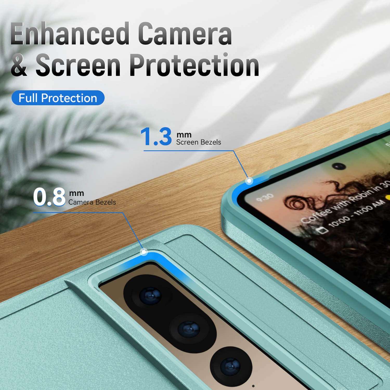 Pixel 7 Pro,Hard Back & Soft TPU Dual Layer for Pixel 7 Pro Case,Slim Cover Anti-Scratch Phone Case,Full Body Shockproof Heavy Duty Protective for