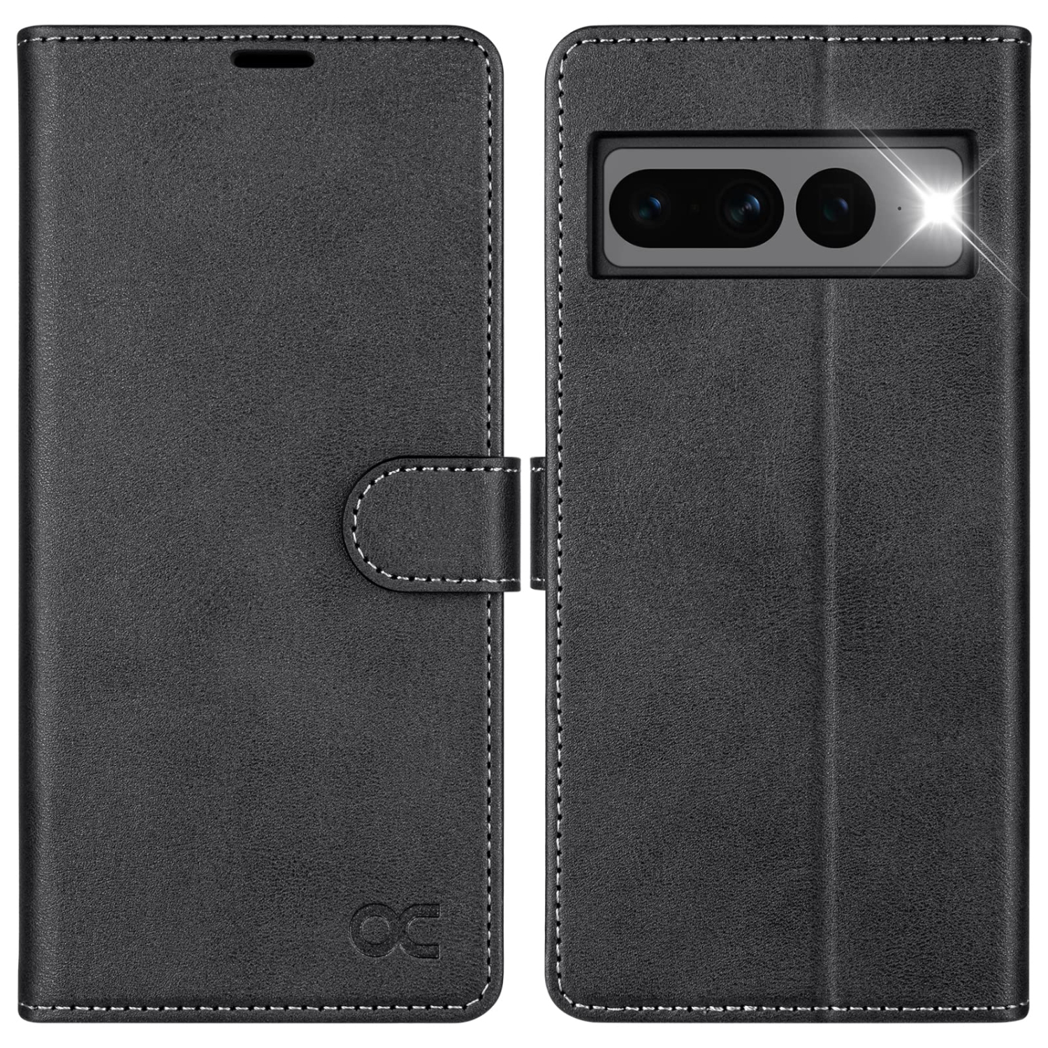 Compatible with Google Pixel 7 Pro Case Wallet, PU Leather Flip Folio Case with Card Holders RFID Blocking Kickstand Shockproof TPU Inner Shell Phone