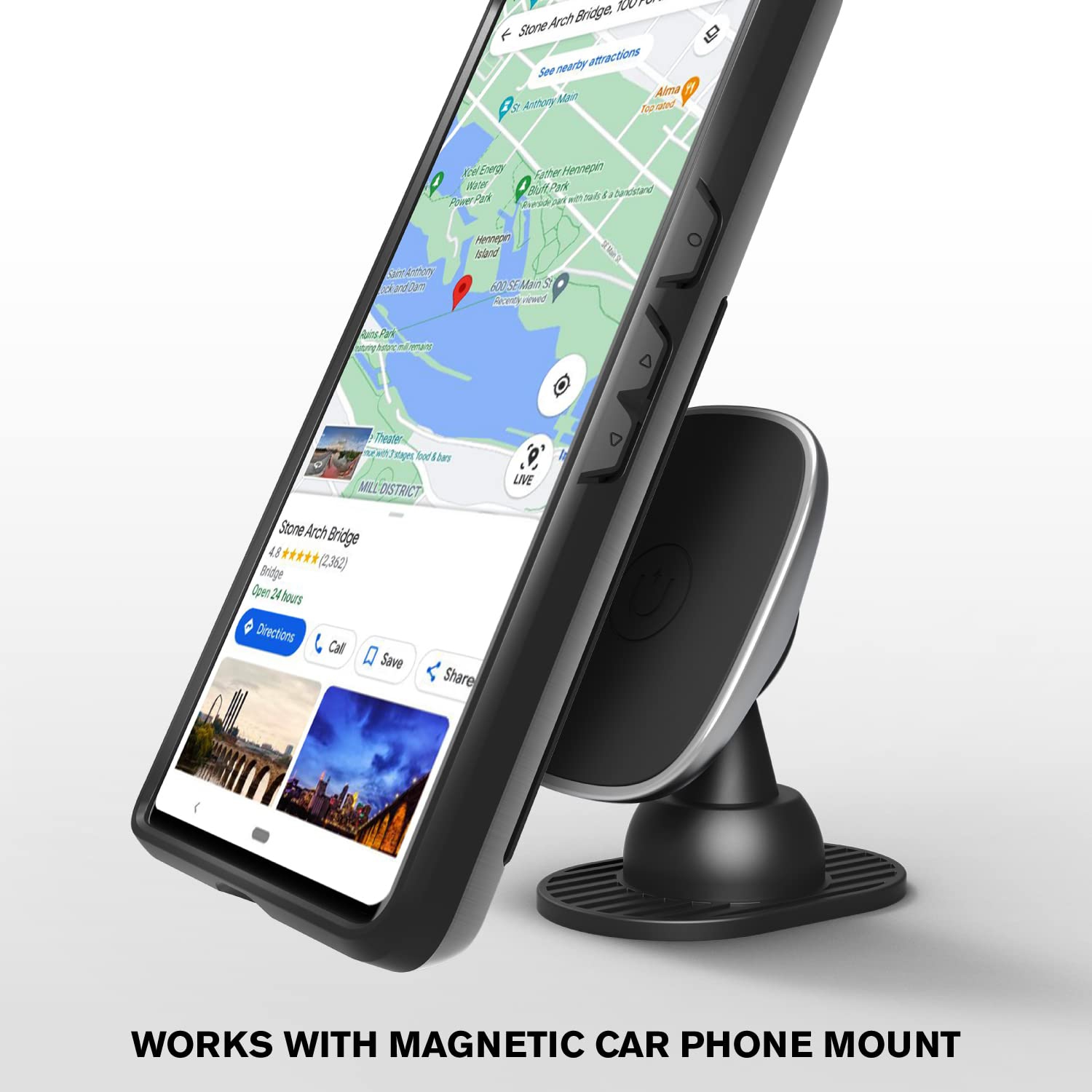 vCommute Wallet Case Compatible with Google Pixel 7 Pro, (Military Grade Drop Protection) Flip Leather Cover Card Slot Holder with Kickstand - Space