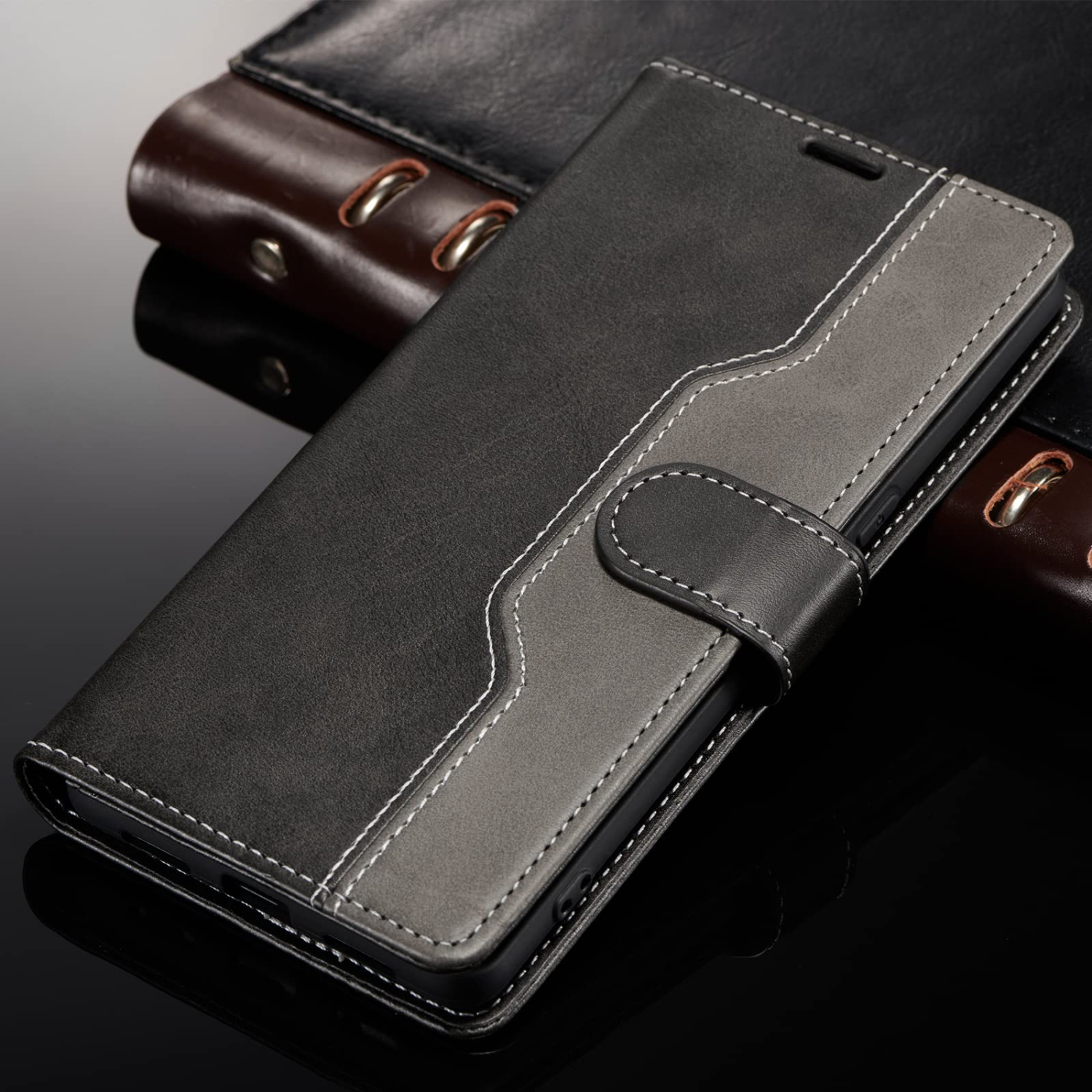 XIZYO Wallet Case for Google Pixel 7 Pro PU Leather Case for Men Women Flip Case with Card Holder Kickstand Magnetic Shockproof Protective Cover for