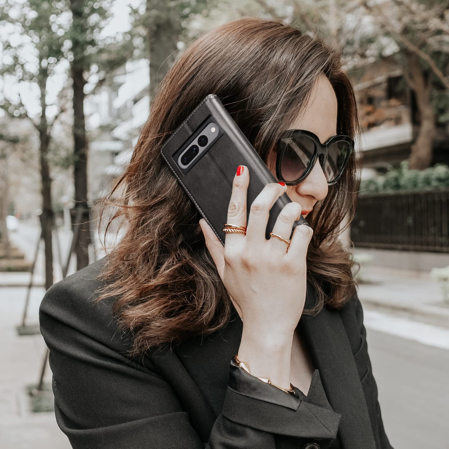 XIZYO Wallet Case for Google Pixel 7 Pro PU Leather Case for Men Women Flip Case with Card Holder Kickstand Magnetic Shockproof Protective Cover for