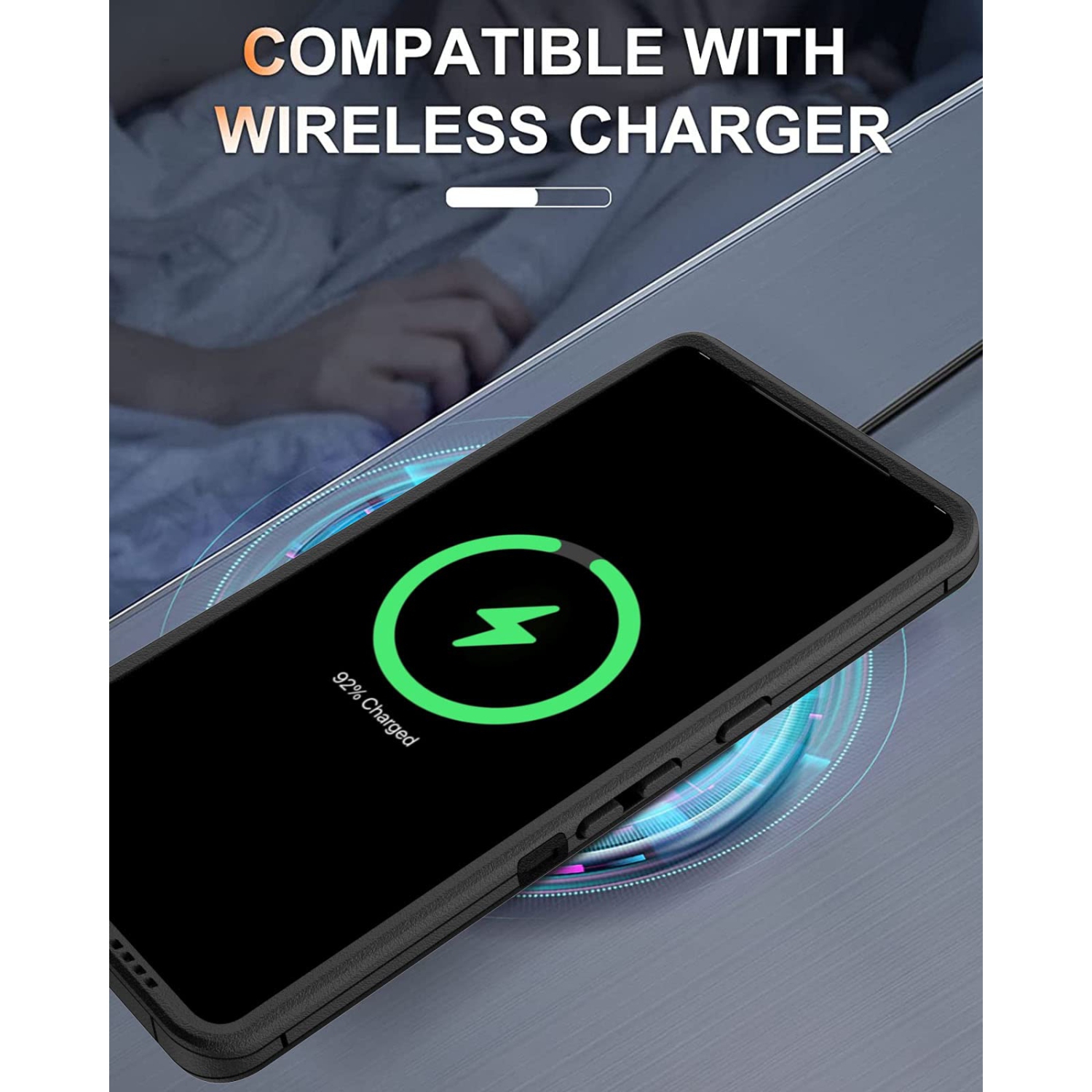 Google Pixel 7 Pro Case, Pixel7 Pro Phone Case with Dust-Proof Port Cover, Full Body Protection Rubber Protective Case for Google Pixel 7 Pro,