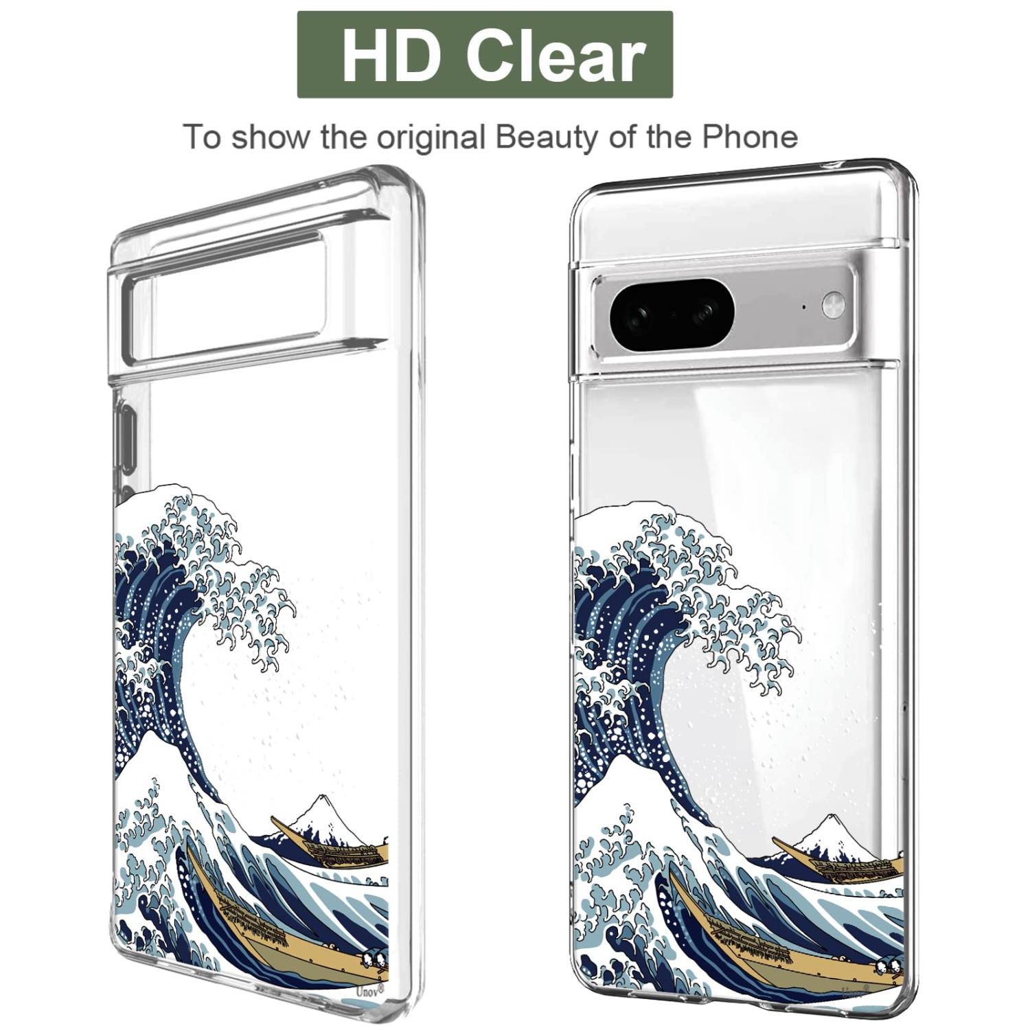 Pixel 7 Case Clear with Design Soft TPU Shock Absorption Slim Embossed Pattern Protective Back Cover for Pixel 7 6.3inch