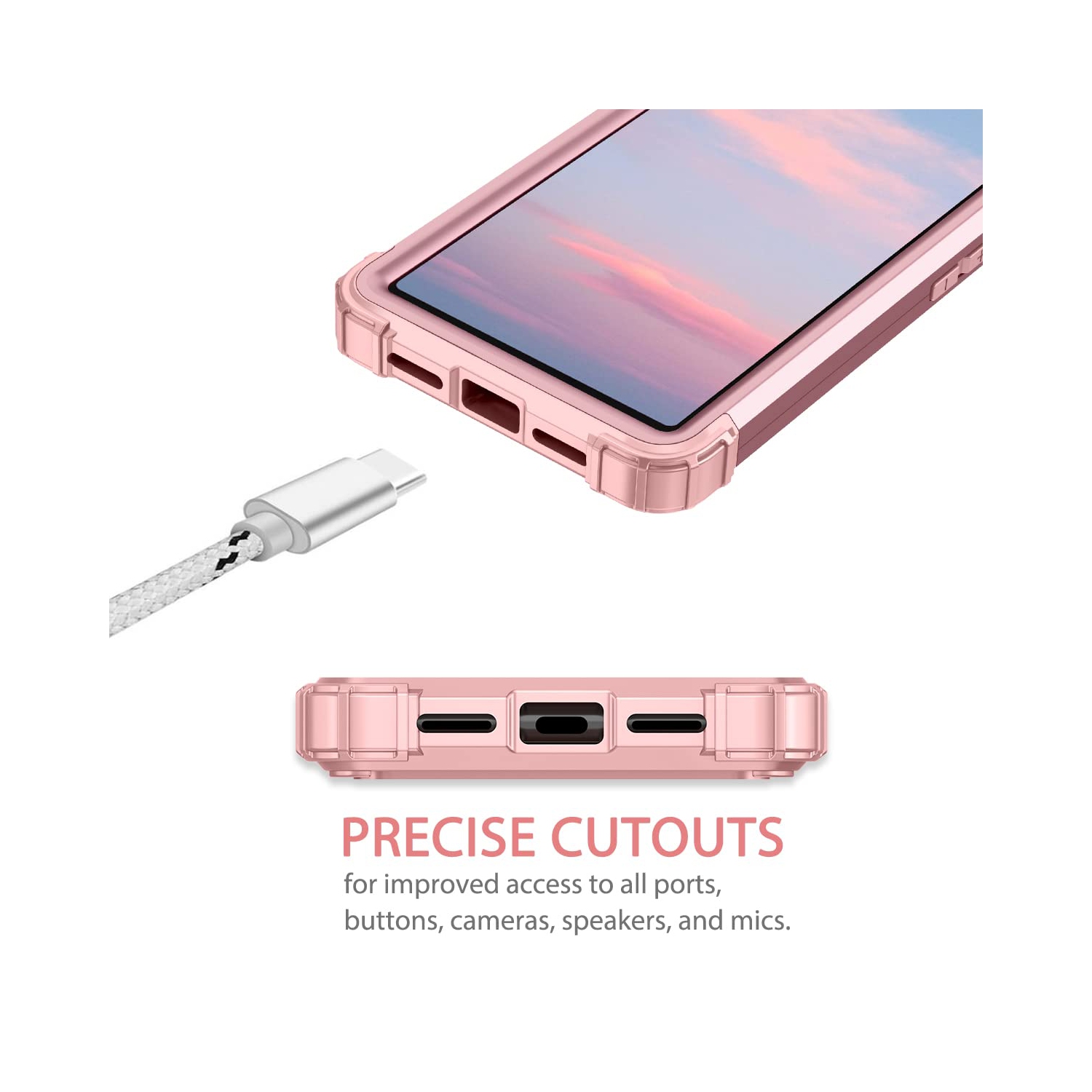 for Google Pixel 7 Pro Case Glitter Sparkly Bling Shockproof Heavy Duty Hybrid Sturdy Drop Protective Cover Women Girl Case for Google Pixel 7 Pro