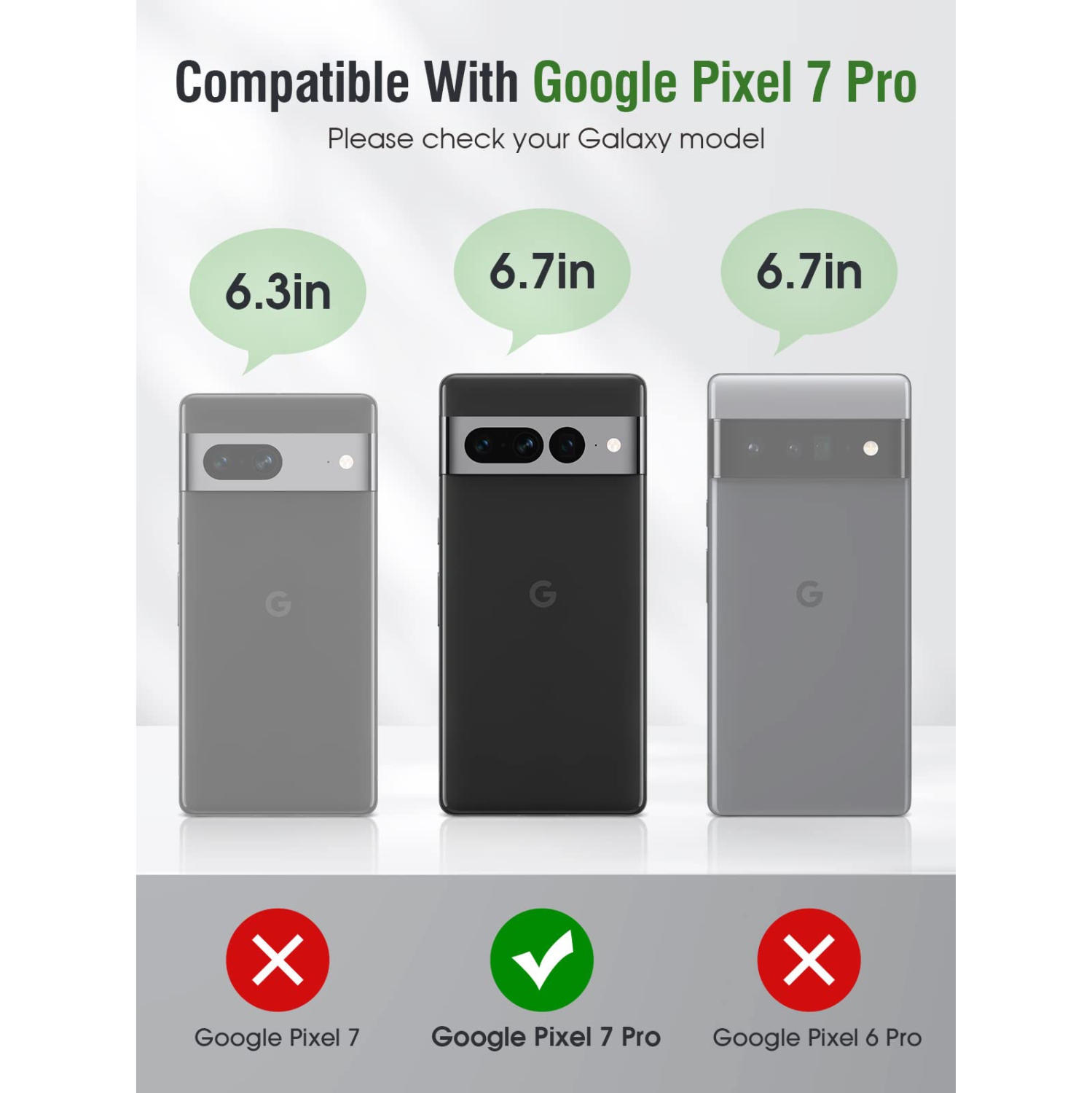 Compatible with Google Pixel 7 Pro Case Wallet, PU Leather Flip Folio Case with Card Holders RFID Blocking Kickstand Shockproof TPU Inner Shell Phone