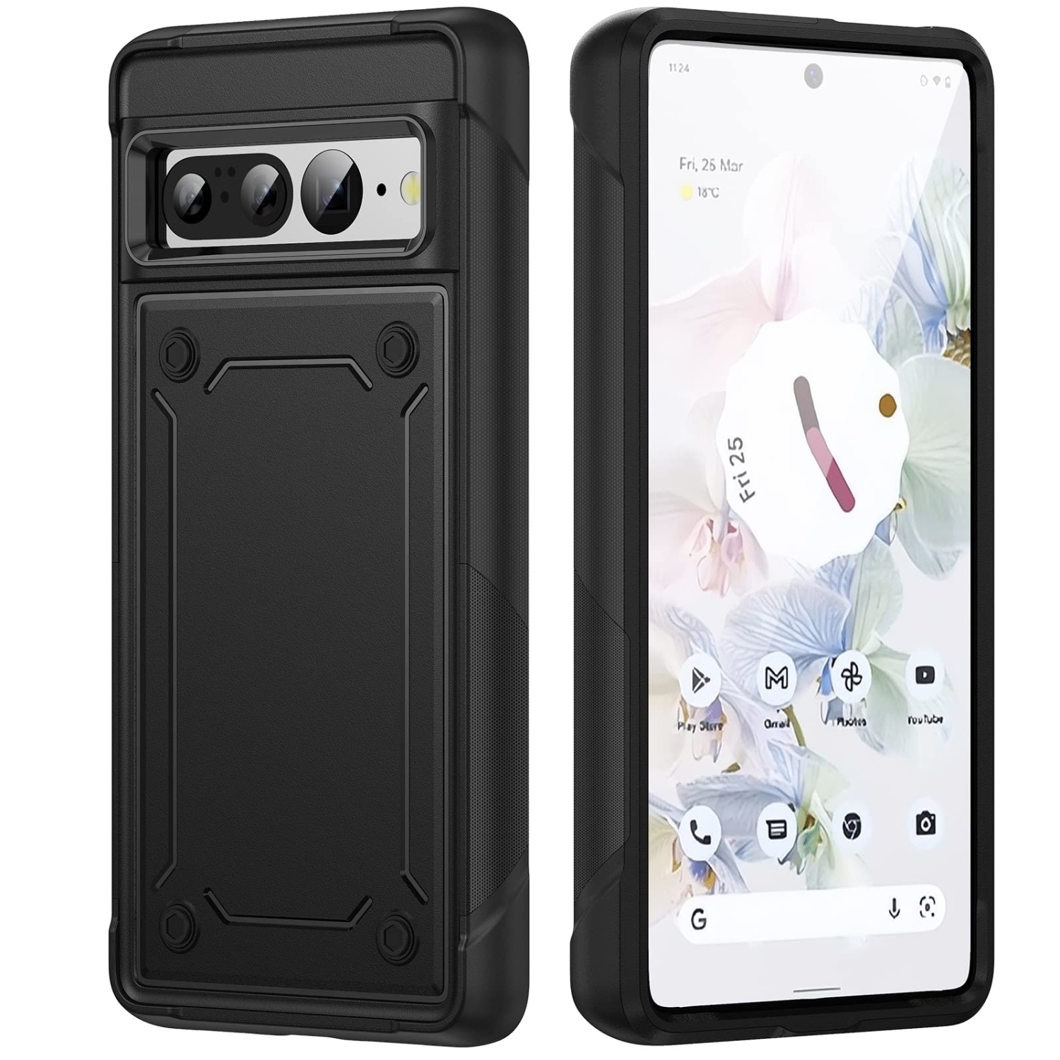 Google Pixel 7 Pro case,Pixel 7 Pro Phone case,Heavy Duty Protection Dual Layer Military Grade Drop Proof Cover Hard Shell Sturdy Durable Phone Case