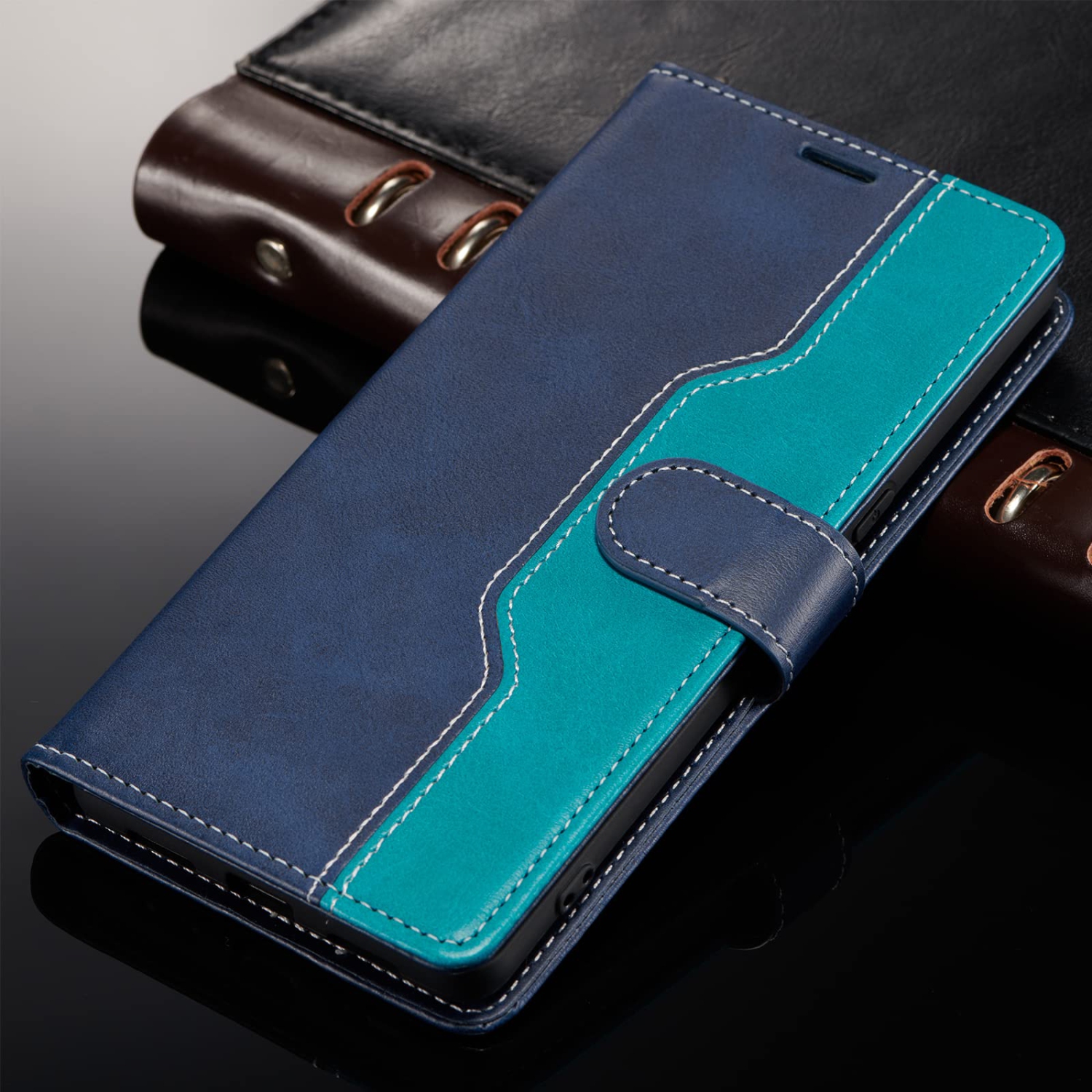 XIZYO Wallet Case for Google Pixel 7 Pro PU Leather Case for Men Women Flip Case with Card Holder Kickstand Magnetic Shockproof Protective Cover for