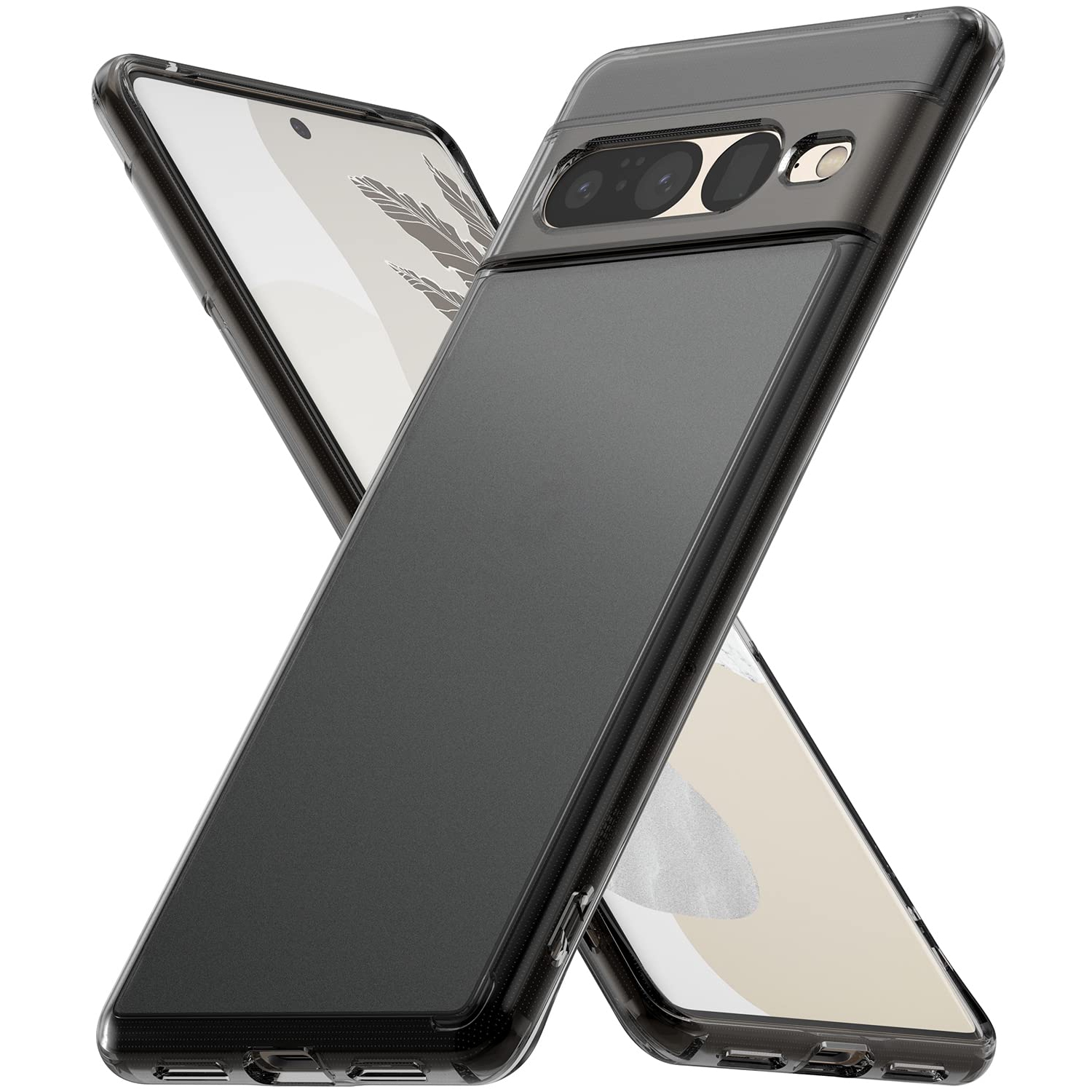 Fusion Anti-Fingerprint Technology Compatible with Google Pixel 7 Pro Case 5G, Protective Sturdy Back Shockproof TPU Bumper Smudge Proof Cover for