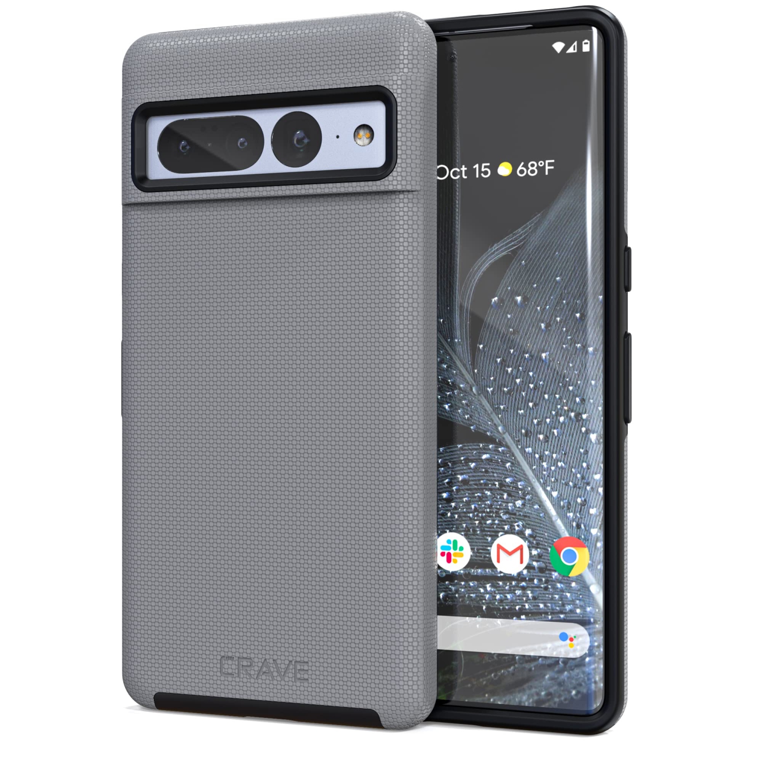 Crave Dual Guard for Google Pixel 7 Pro Case, Shockproof Protection Dual Layer Case for Google Pixel 7 Pro - Slate