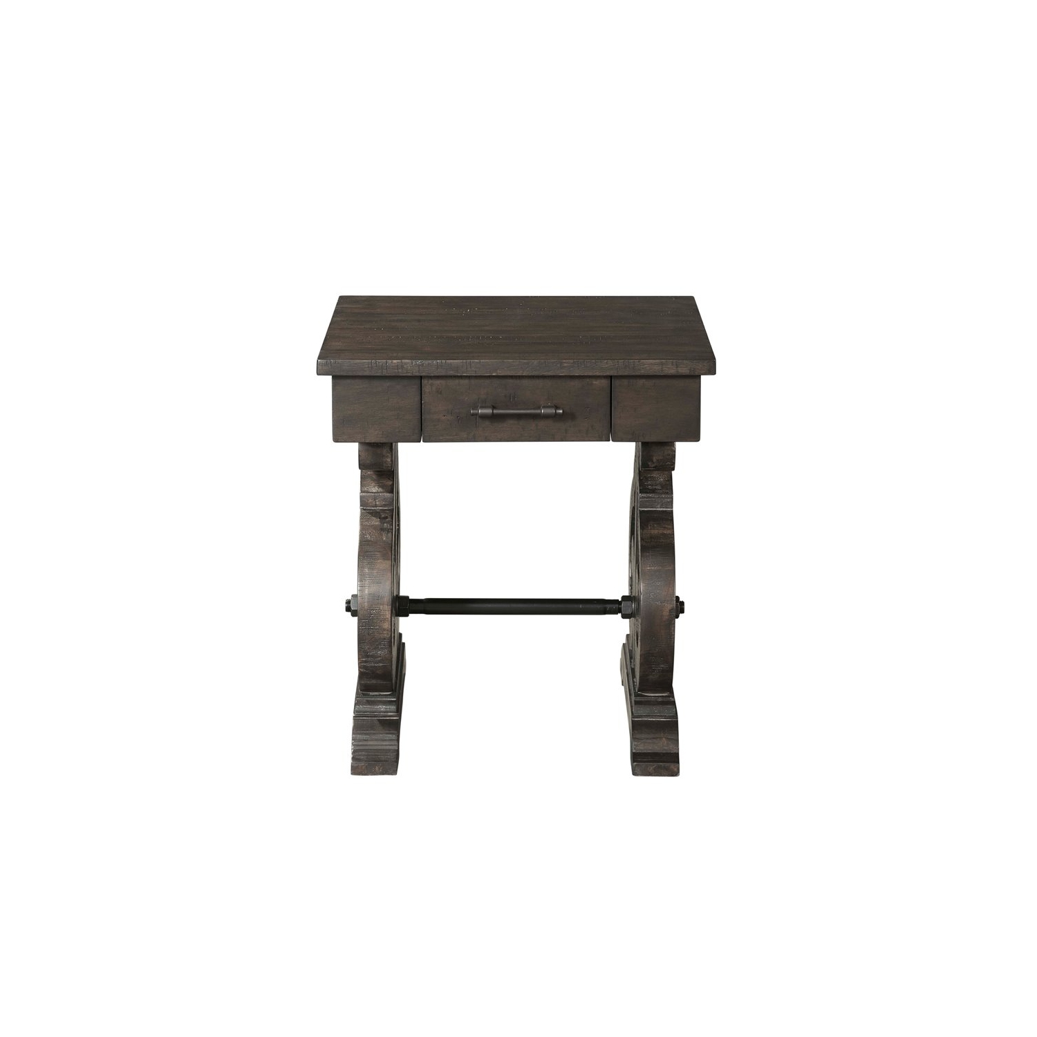 Picket House Stanford Chair Side Table in Brown