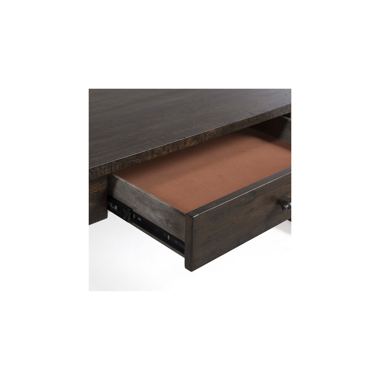 Picket House Stanford Chair Side Table in Brown