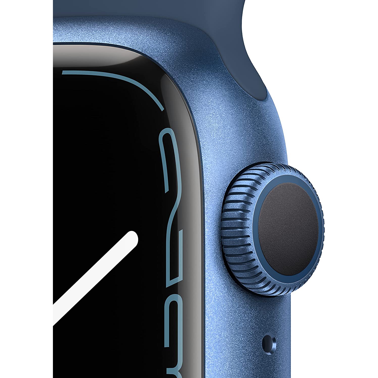 Refurbished Apple Watch Series 7 (GPS, 45mm) Blue Aluminum Case with Abyss Blue Sport Band