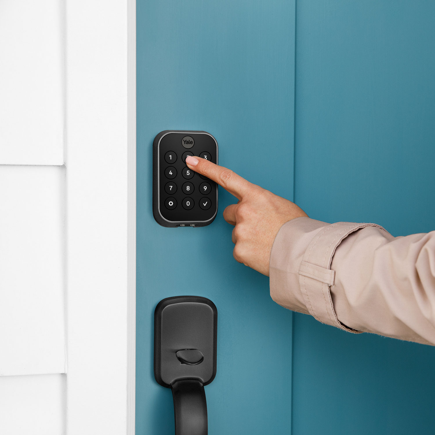 Serrure intelligente Wi-Fi Assure Lock 2 avec pavé numérique de Yale - Suède noir