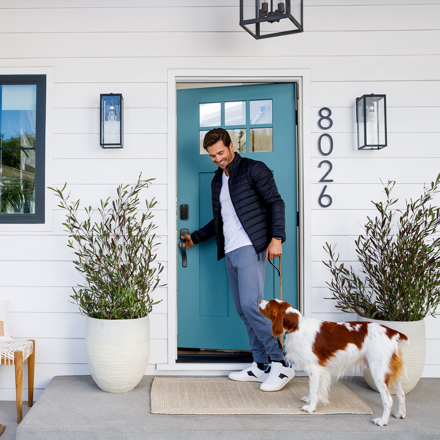 Serrure intelligente Wi-Fi Assure Lock 2 avec clé de Yale - Suède noir