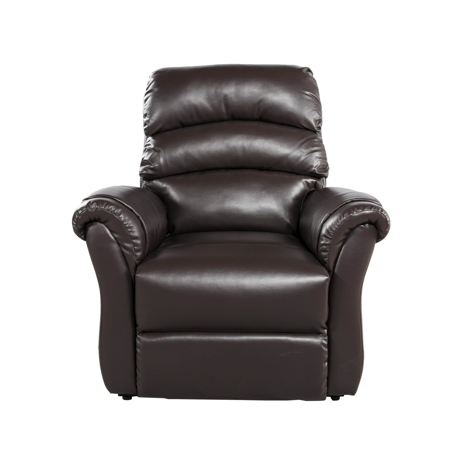 Primo International Fitzgerald Bonded Leather Power Lift Reclining Chair - Brown