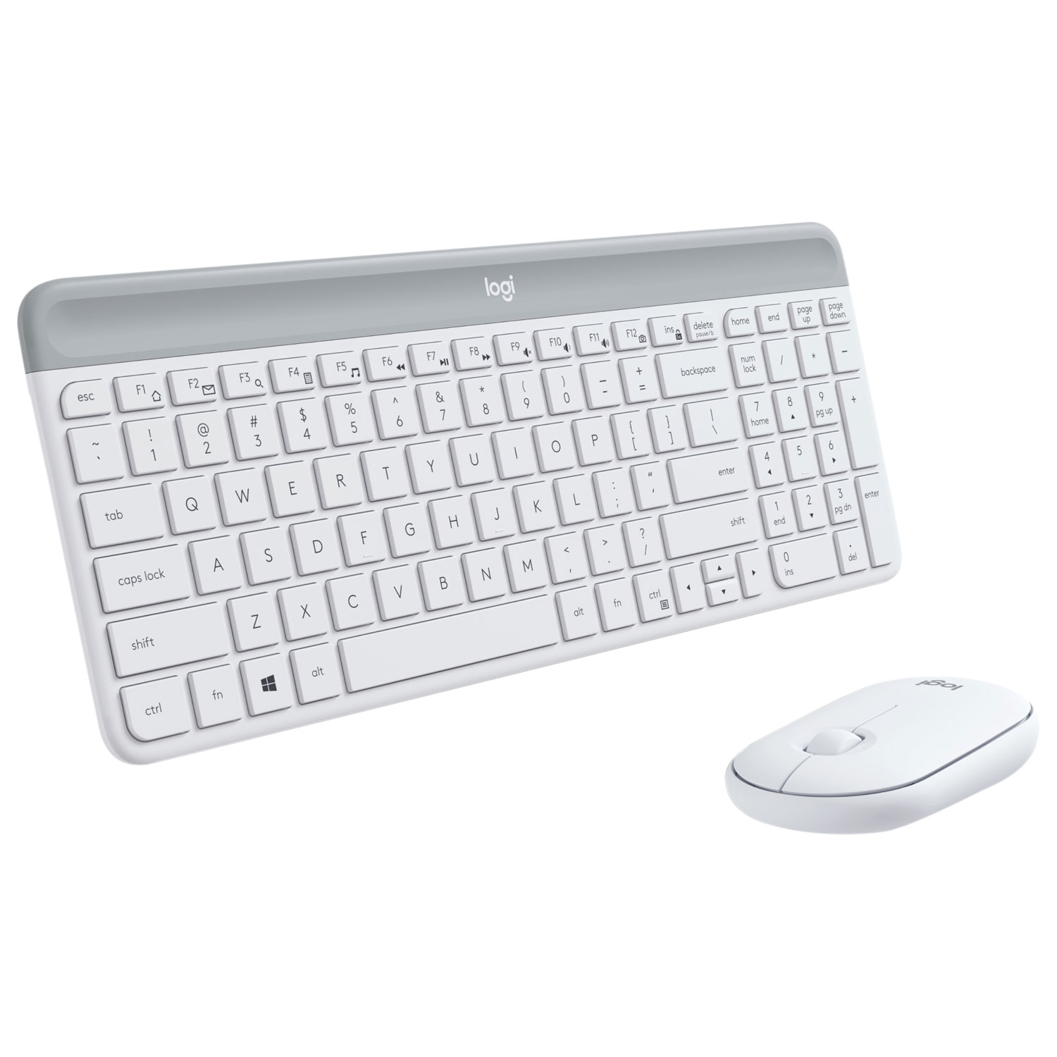 Logitech MK470 Slim Wireless Optical Keyboard & Mouse Combo - Off-White