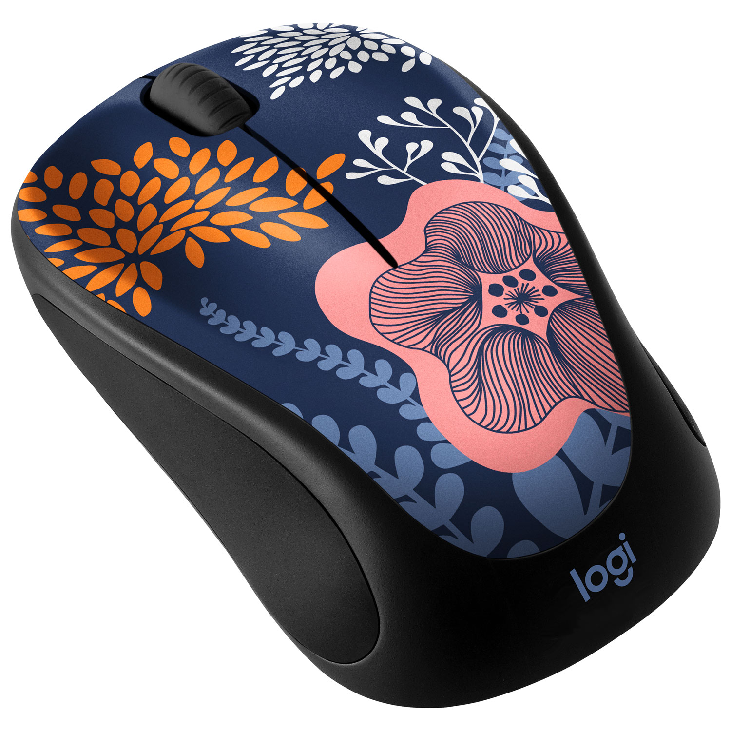 Souris optique sans fil collection Design de Logitech - Forest Floral