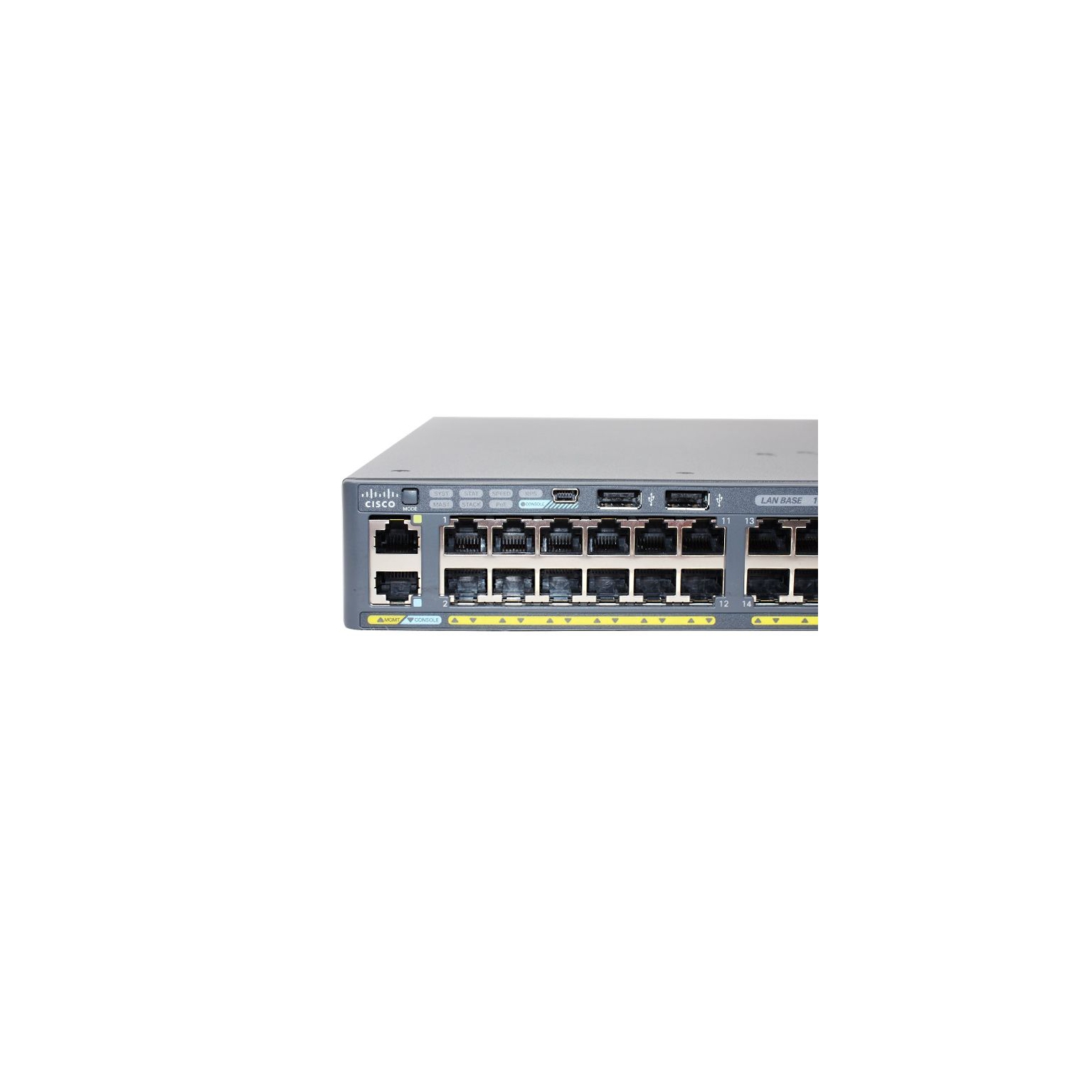 Cisco Catalyst 2960X-48FPS-L - Switch - managed - 48 x 10/100/1000 + 4 x Gigabit SFP - desktop, rack-mountable - PoE+ (740 W) (WS-C2960X-48FPS-L)