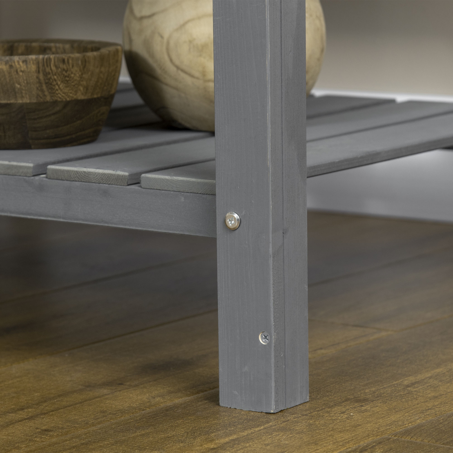 PawHut Wooden Tortoise House Habitat with Shelf, Tortoise Enclosure for Small Animals with Light Support Frame, Reptile Cage with Tray for Indoor