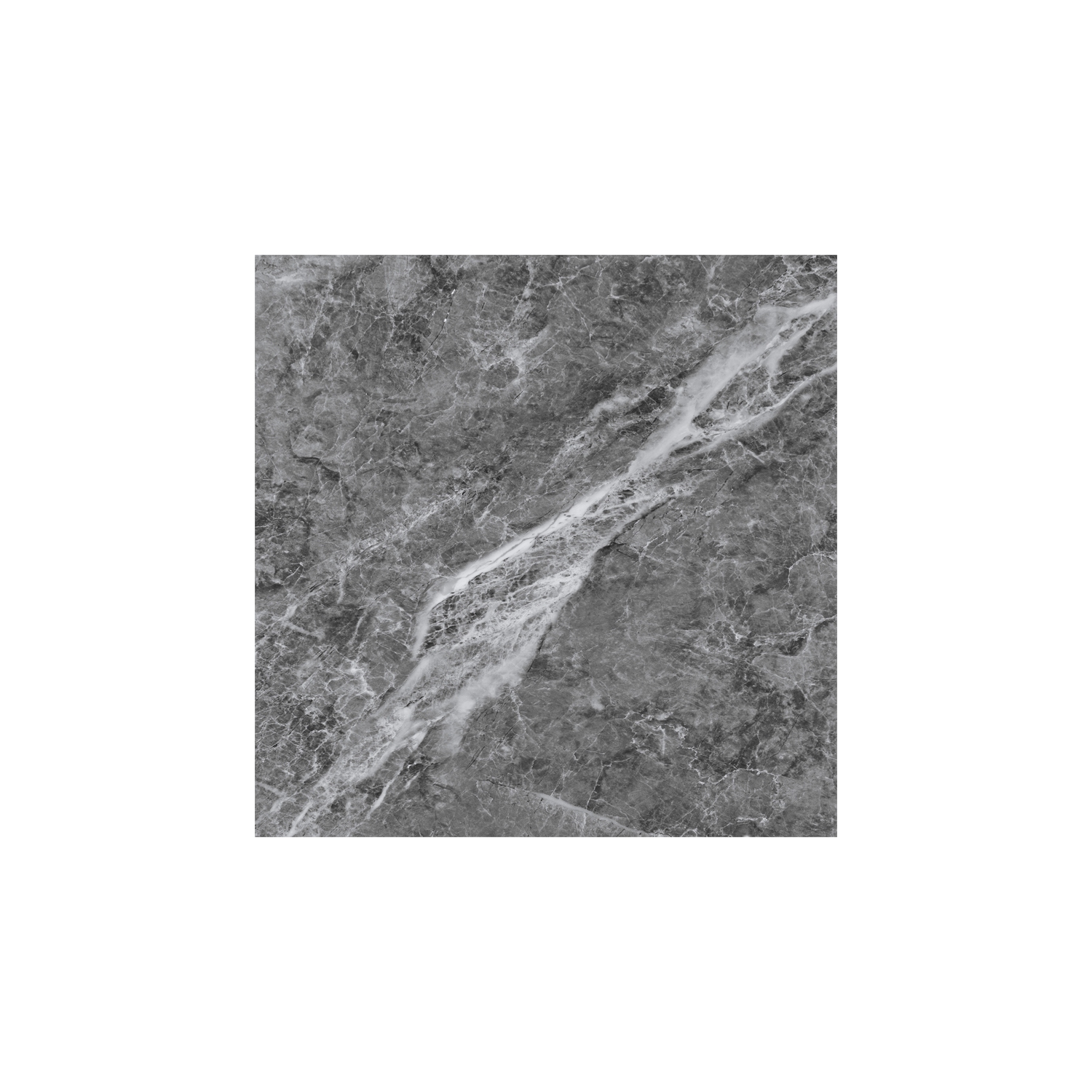 Garvine Gray Stone Top Cocktail Table with Casters