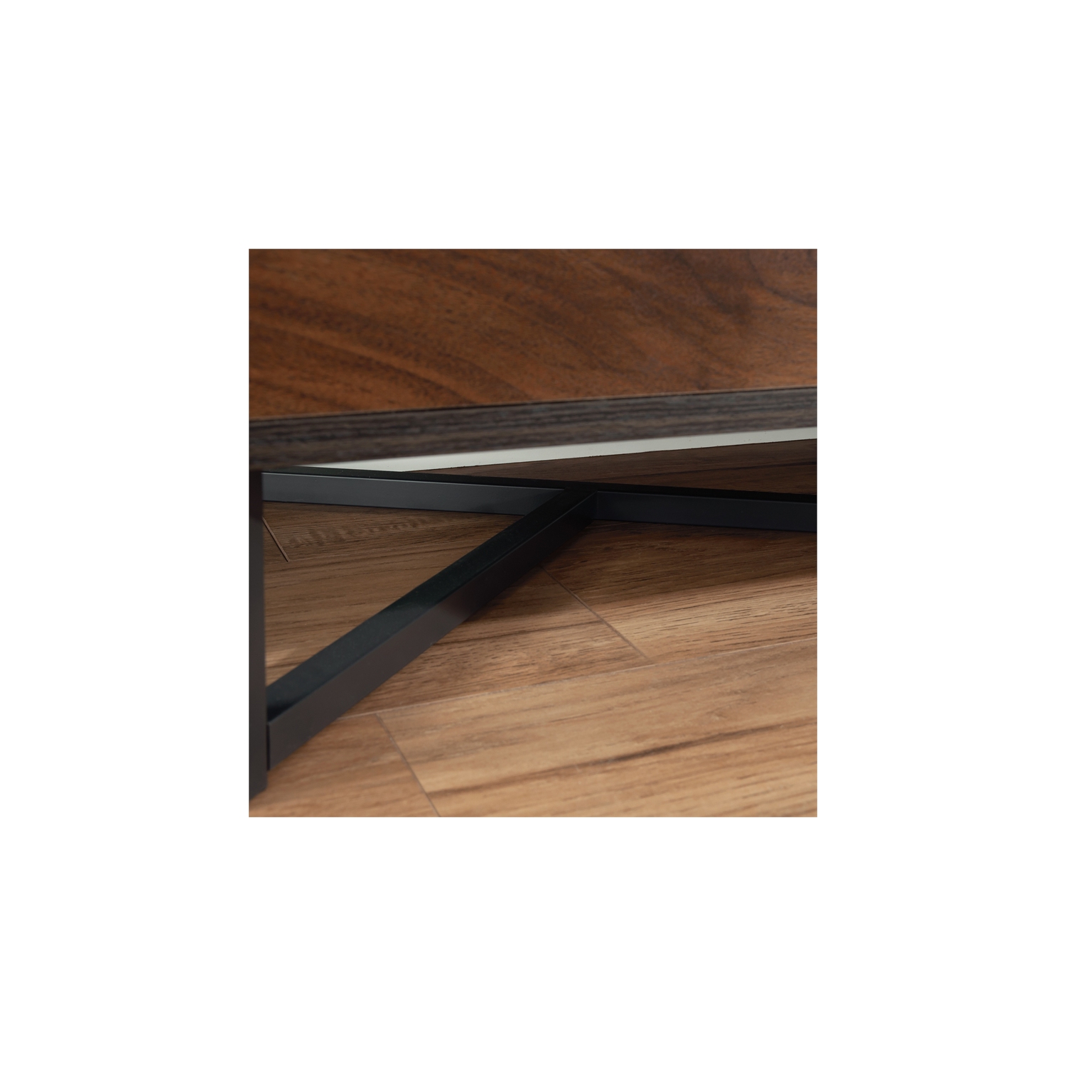 Sauder Canton Lane Engineered Wood/Metal Lateral File in Brew Oak