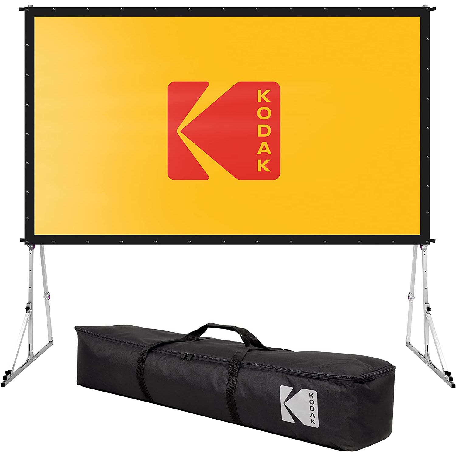 Kodak 150" Portable Projector Screen with Stand and Carry Case