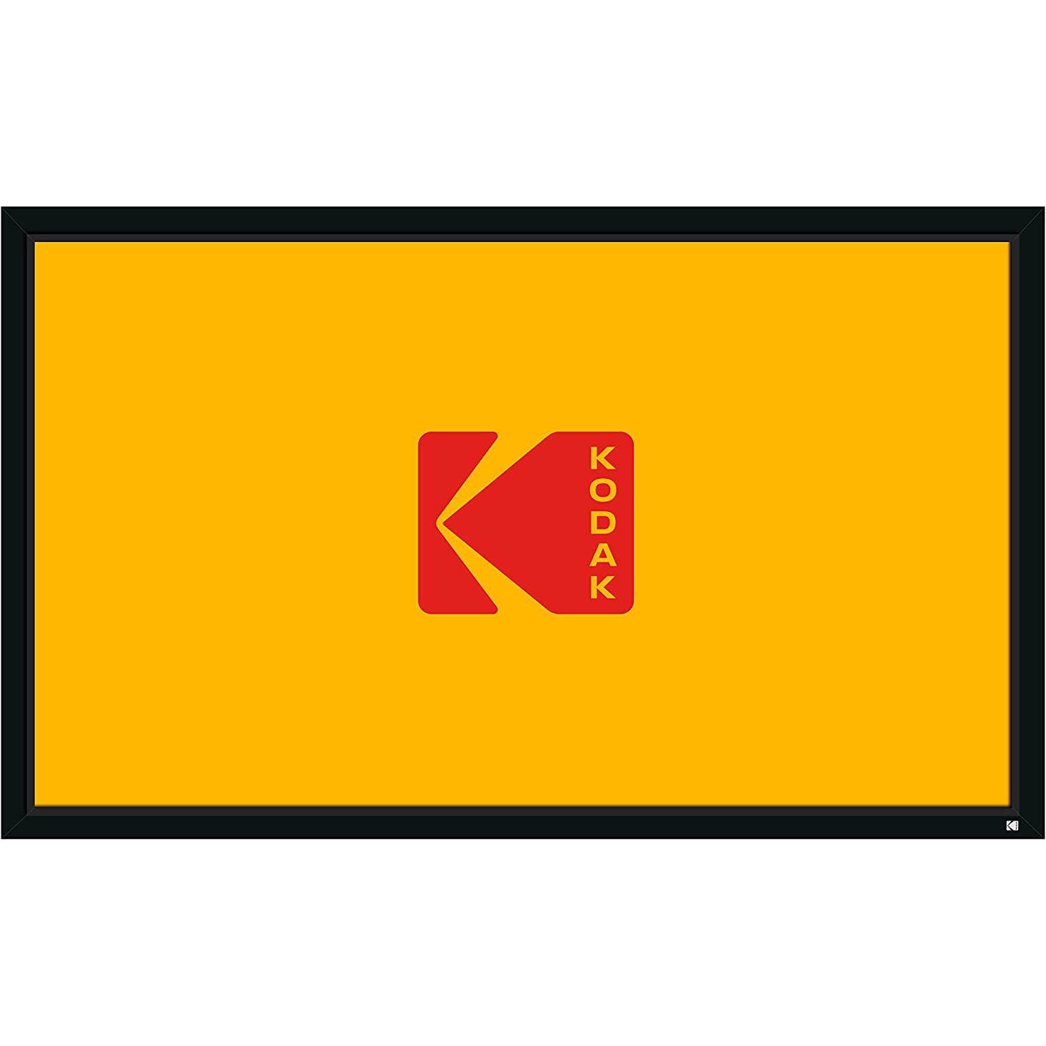 Kodak 120" Projector Screen with Black Velvet Fixed Frame & Mount Kit