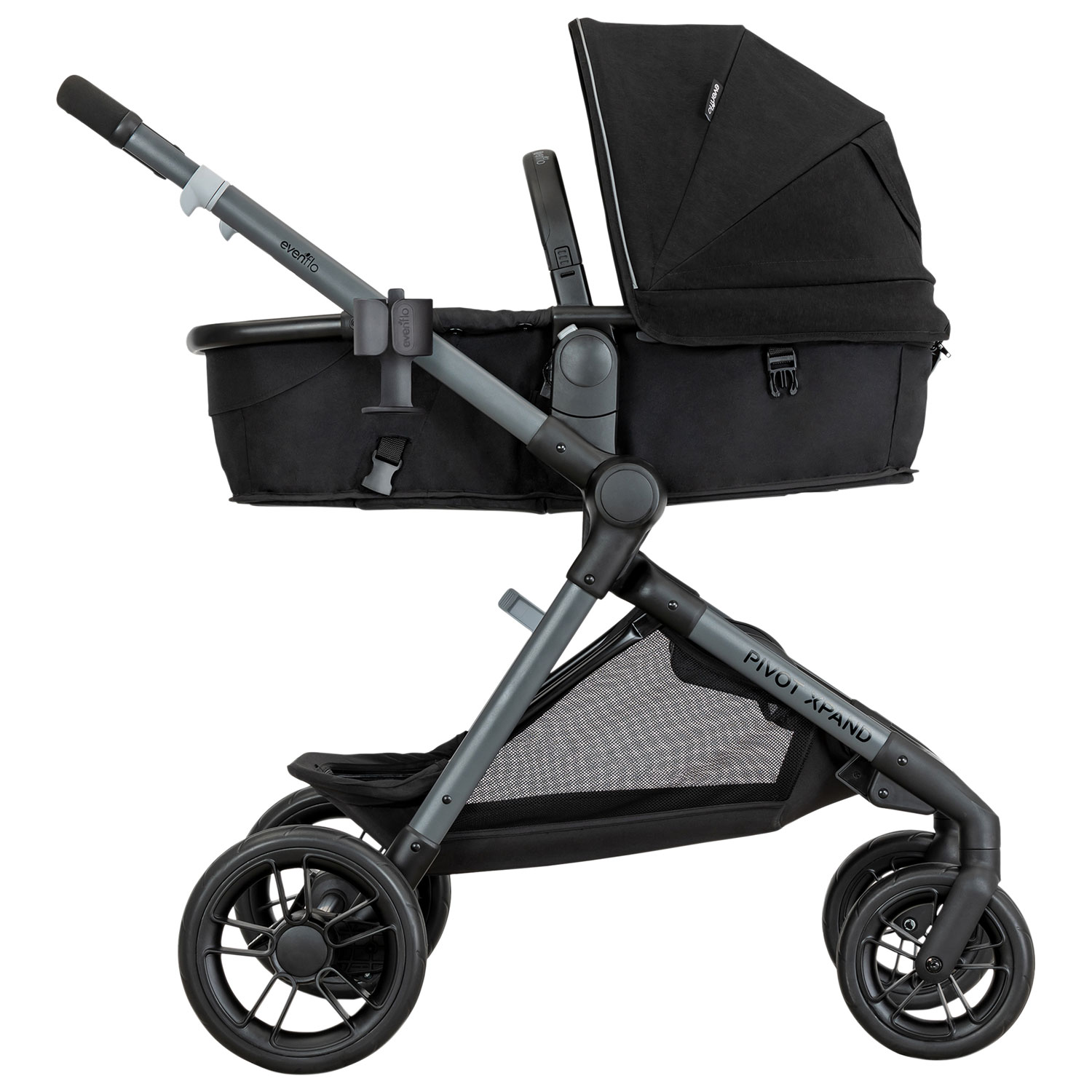 Evenflo Pivot Xpand Modular Stroller Ayrshire Black Best Buy