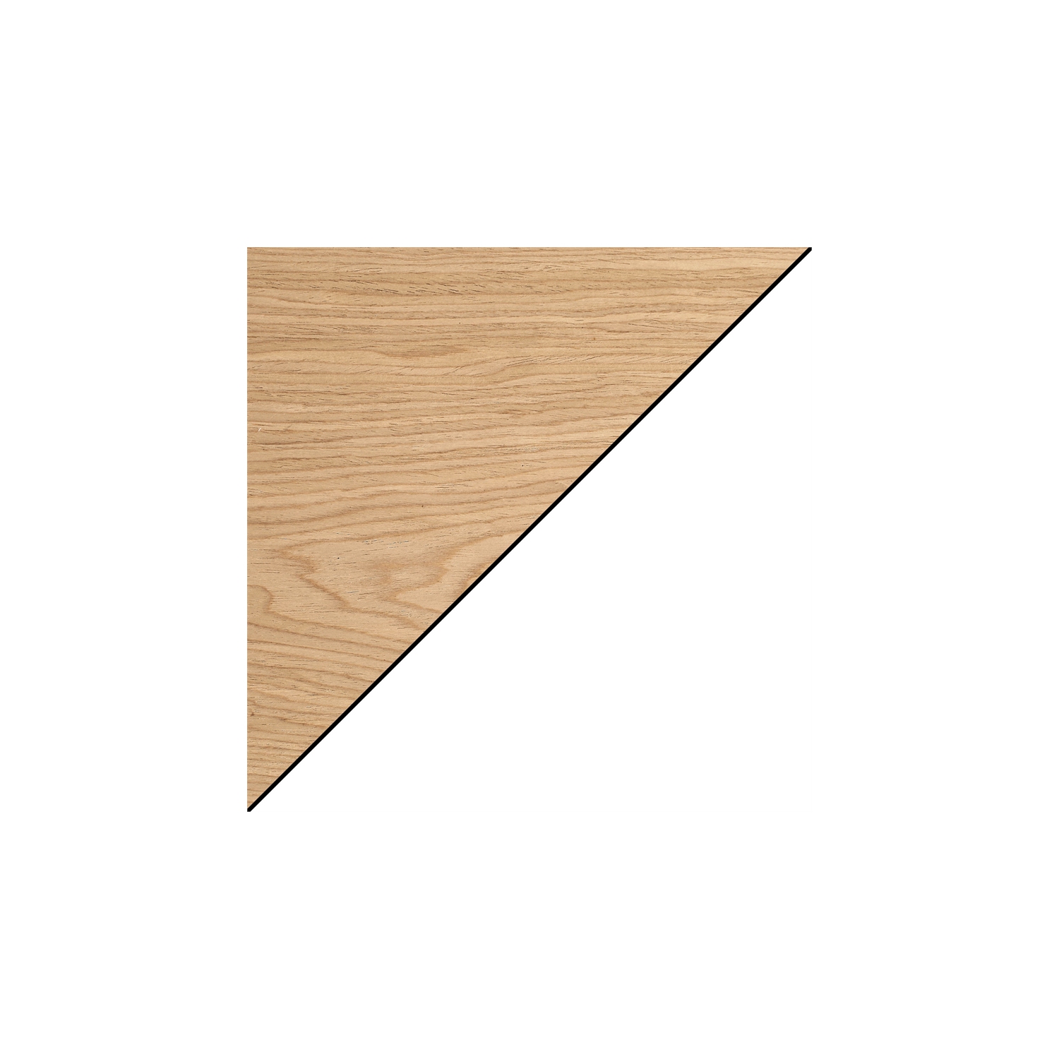 Convenience Concepts Oslo C End Table in White Wood Finish with Walnut Wood Top