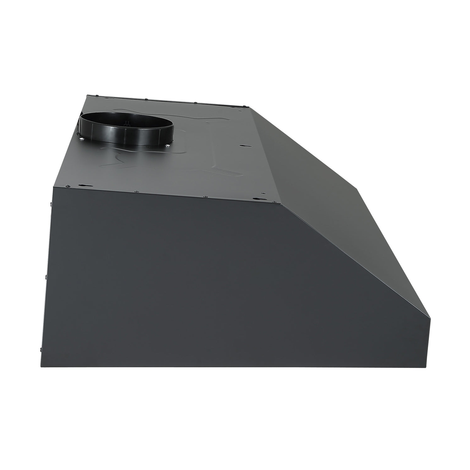 Ancona hotte de cuisine à conduit de 36” à installation sous l’armoire 440 pi3/min en noir