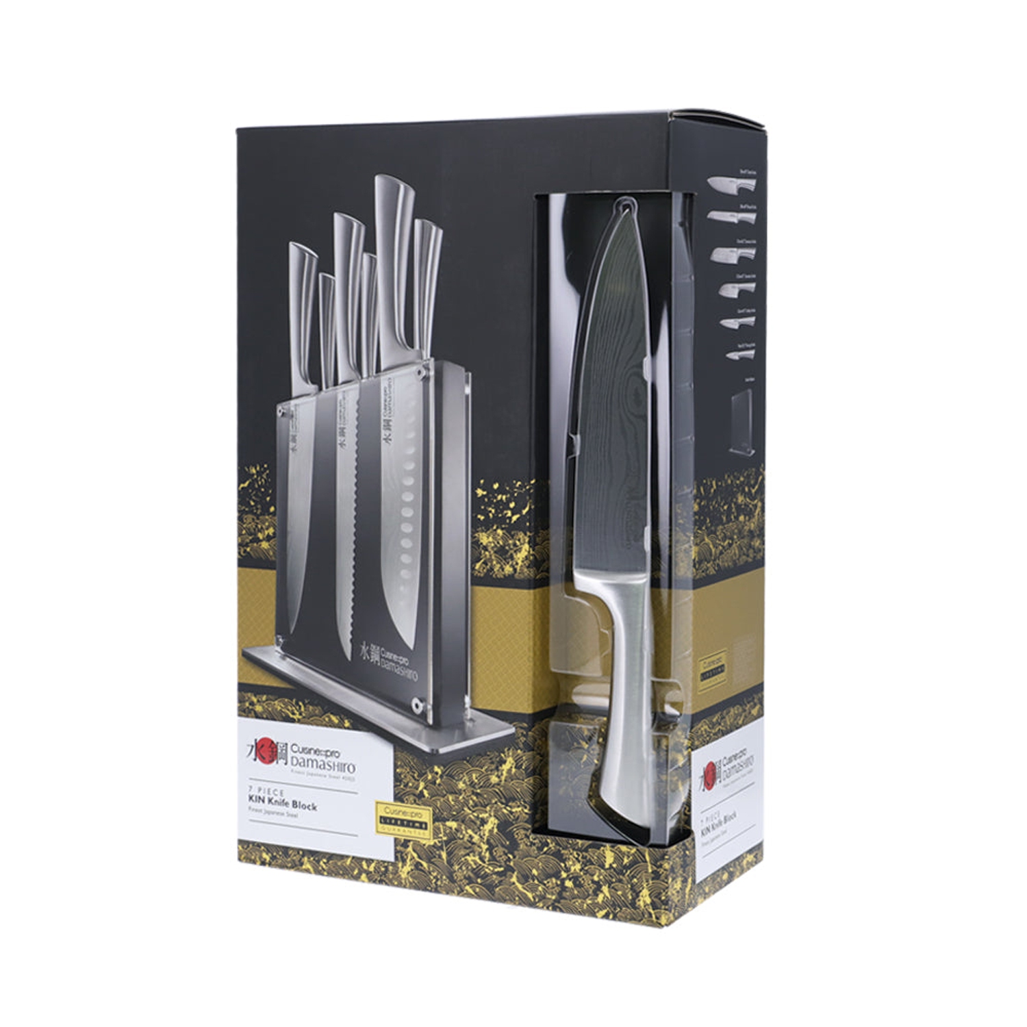 Damashiro® 7 Piece Kin Knife Block