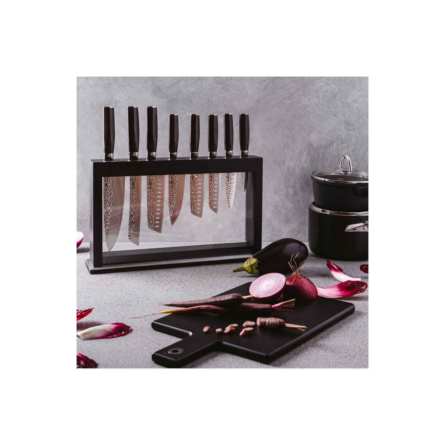 Damashiro® EMPEROR Hisa 9 Piece Knife Block