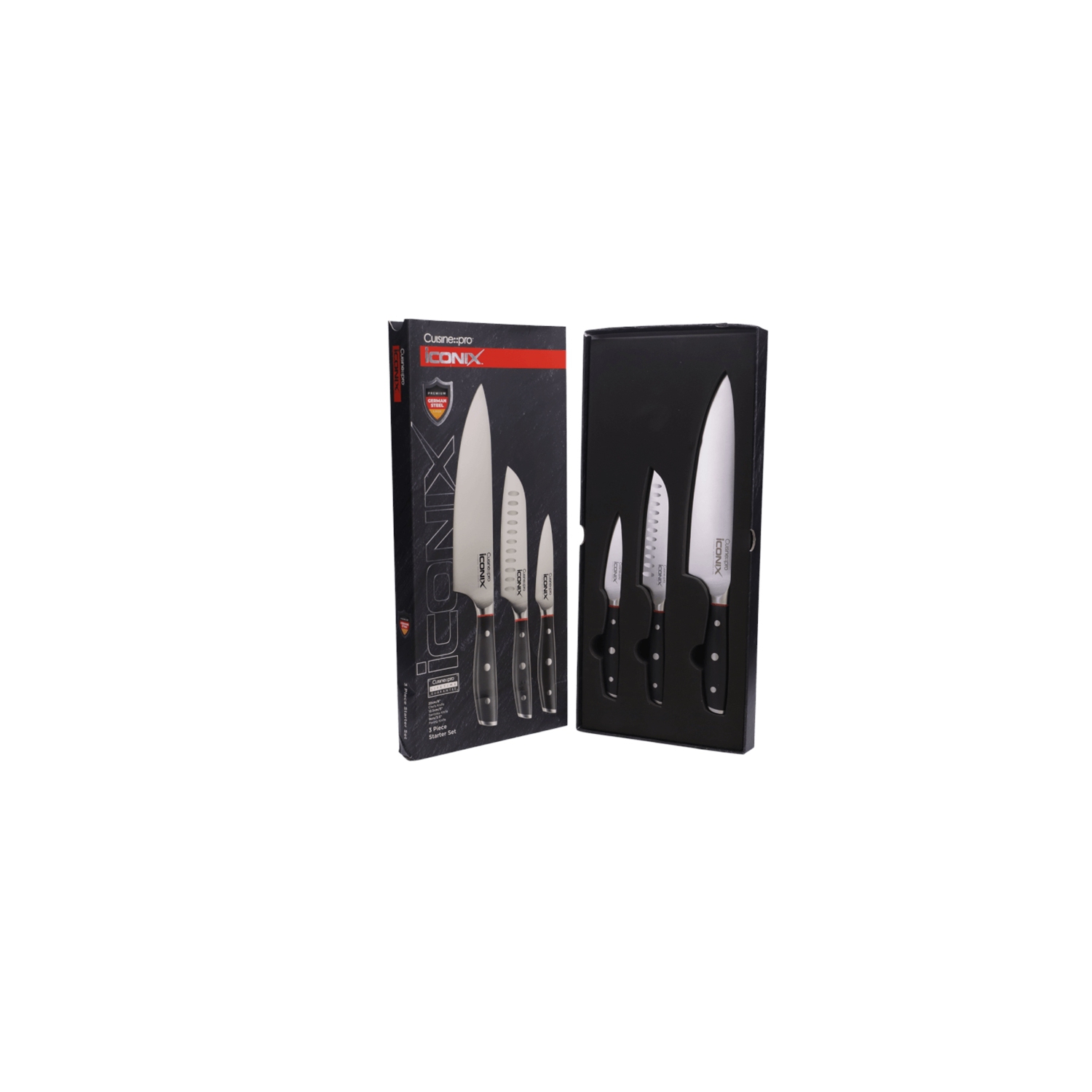 iconiX® 3 Piece Starter Knife Set