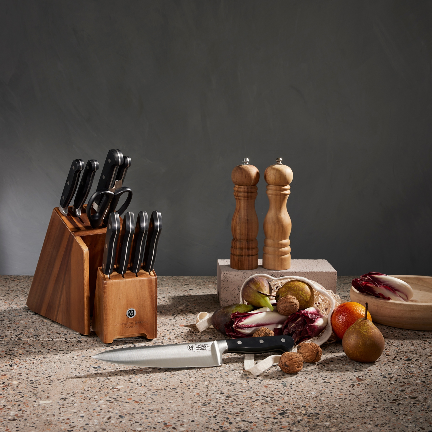 WOLFGANG STARKE™ Kutchin 11 Piece Knife Block