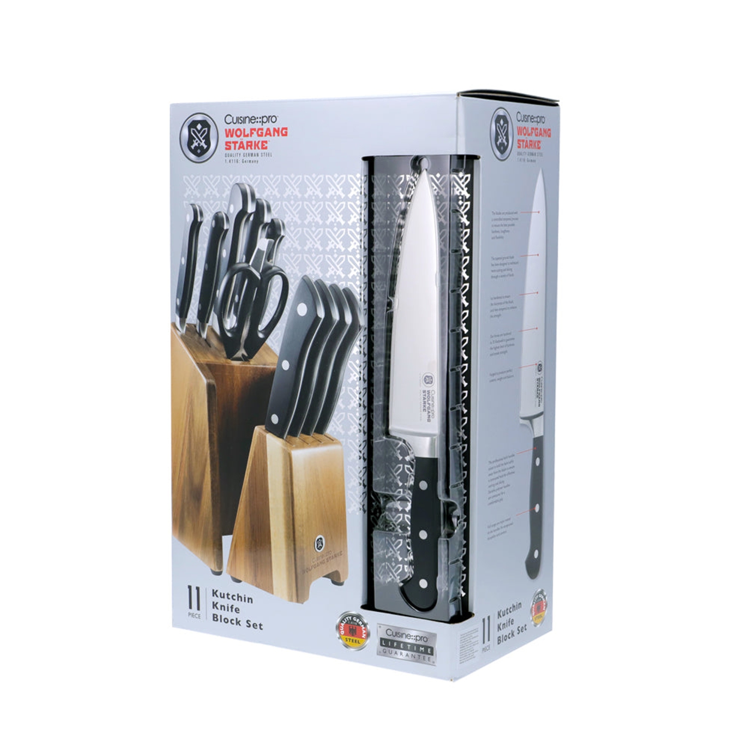WOLFGANG STARKE™ Kutchin 11 Piece Knife Block