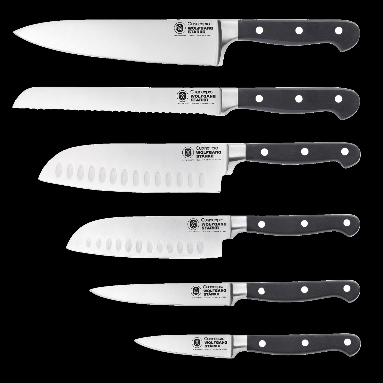 WOLFGANG STARKE™ Klar 7 Piece Knife Block