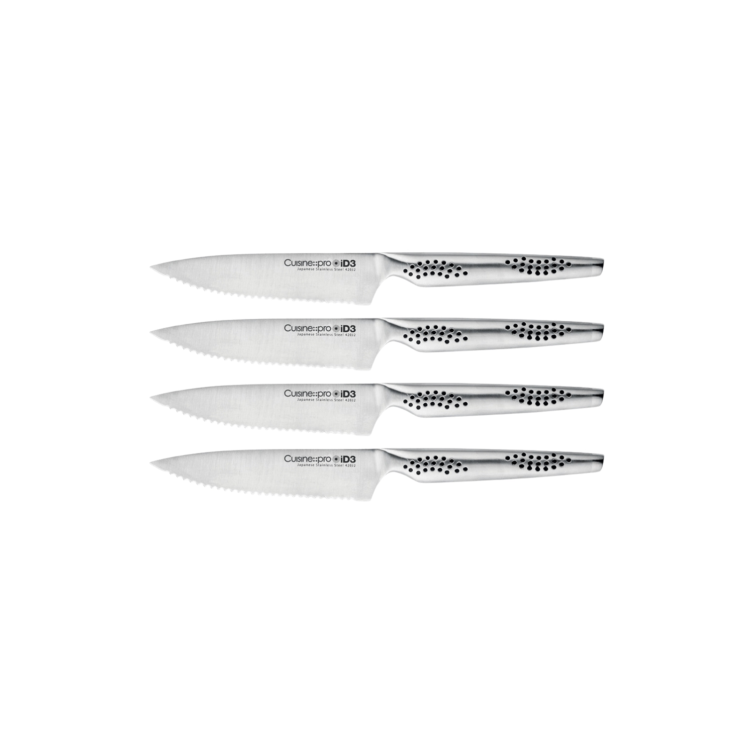 iD3® 4 Piece Steak Knife Set 11.5cm 4.5in