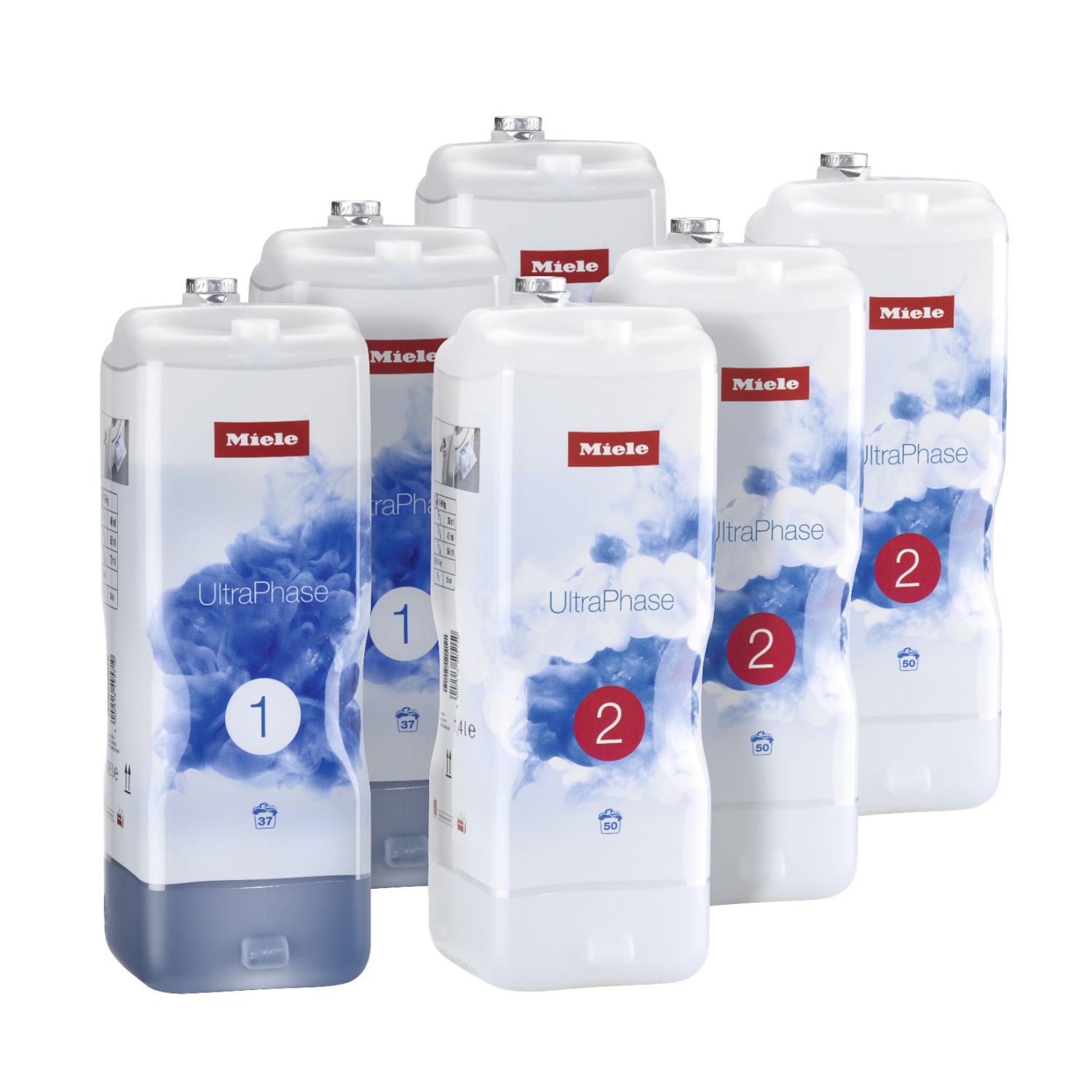 Miele UltraPhase Laundry Detergent) 2-component detergent for whites, colors, and delicates