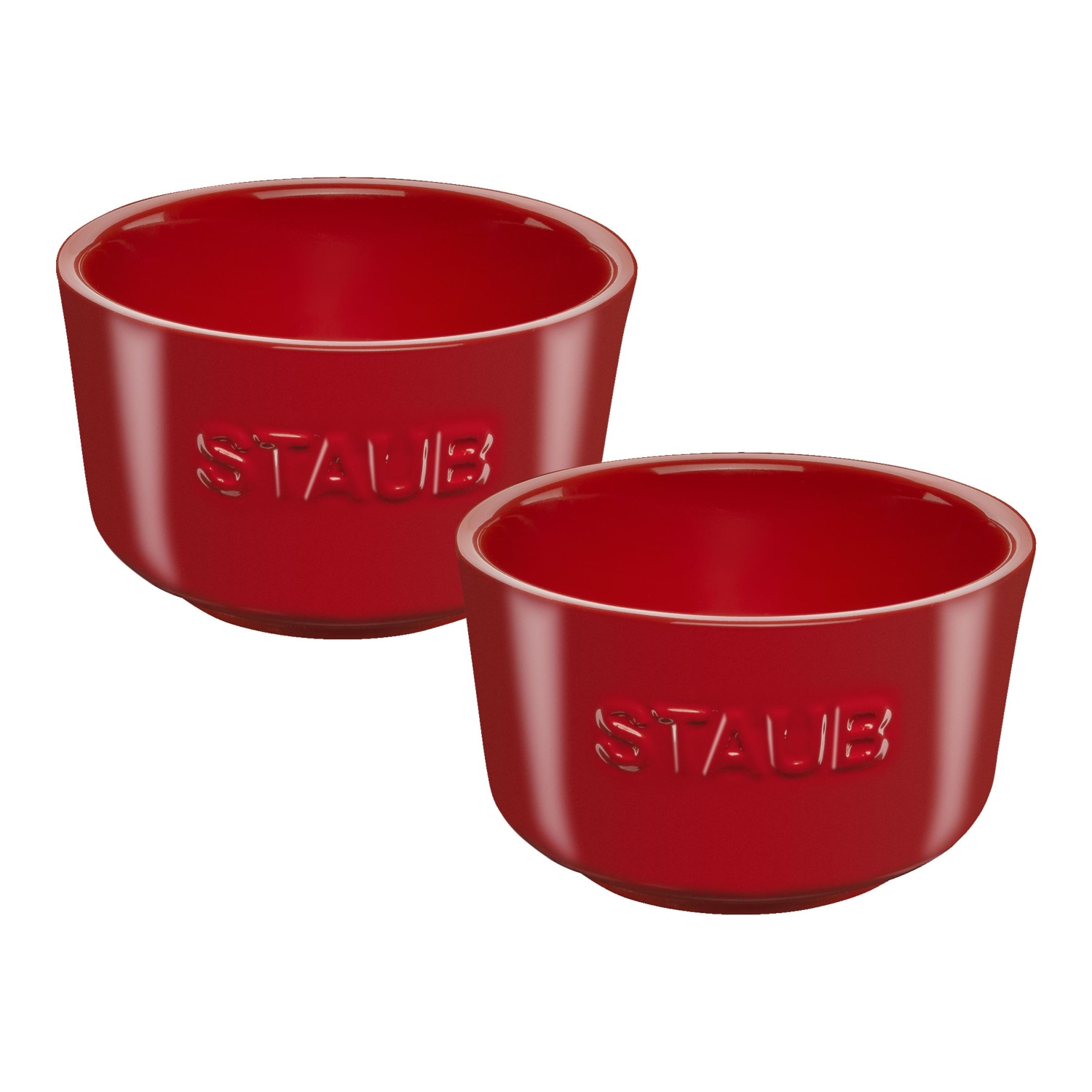 STAUB – Ensemble de 2 ramequins en céramique Ceramique 10&nbsp;cm, cerisier