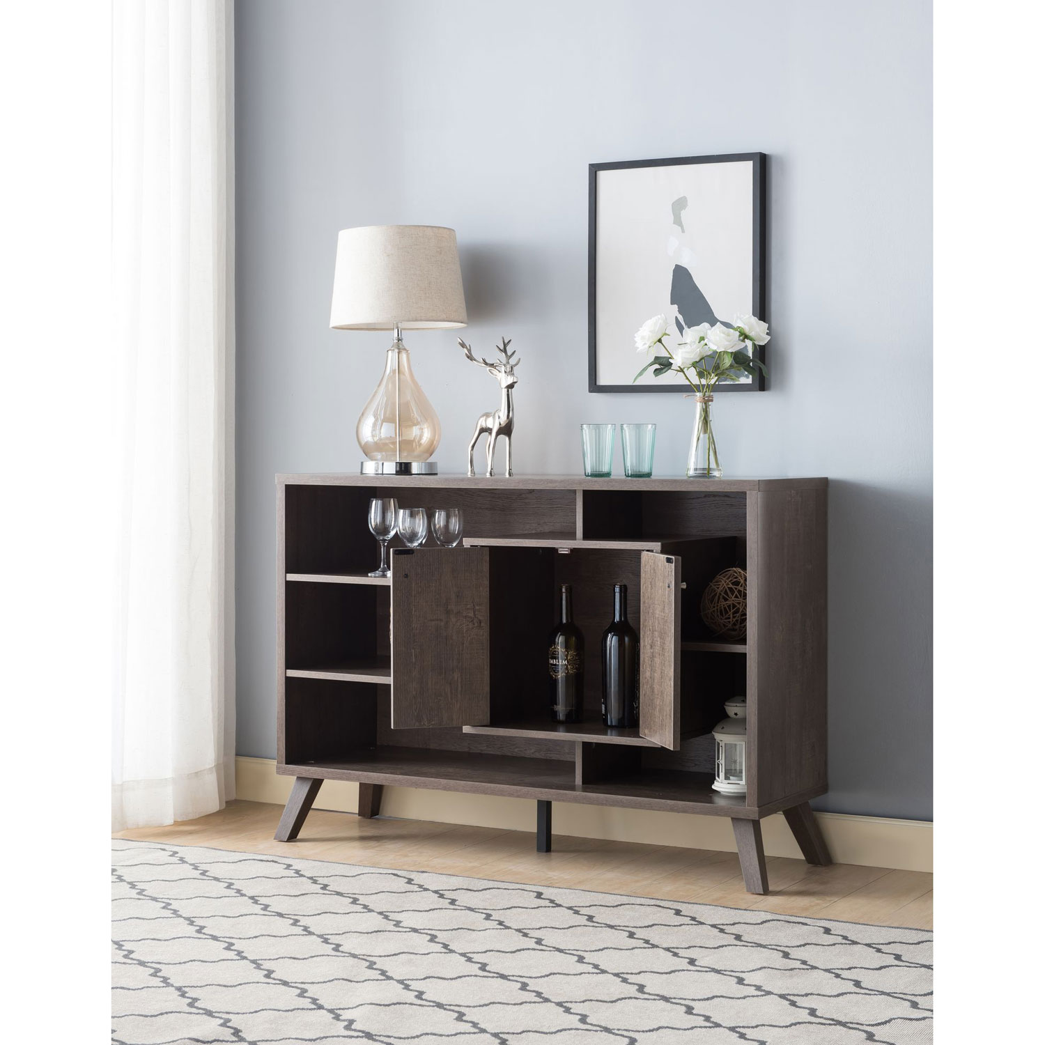 Buffet Arlington de Brassex - Chêne noyer