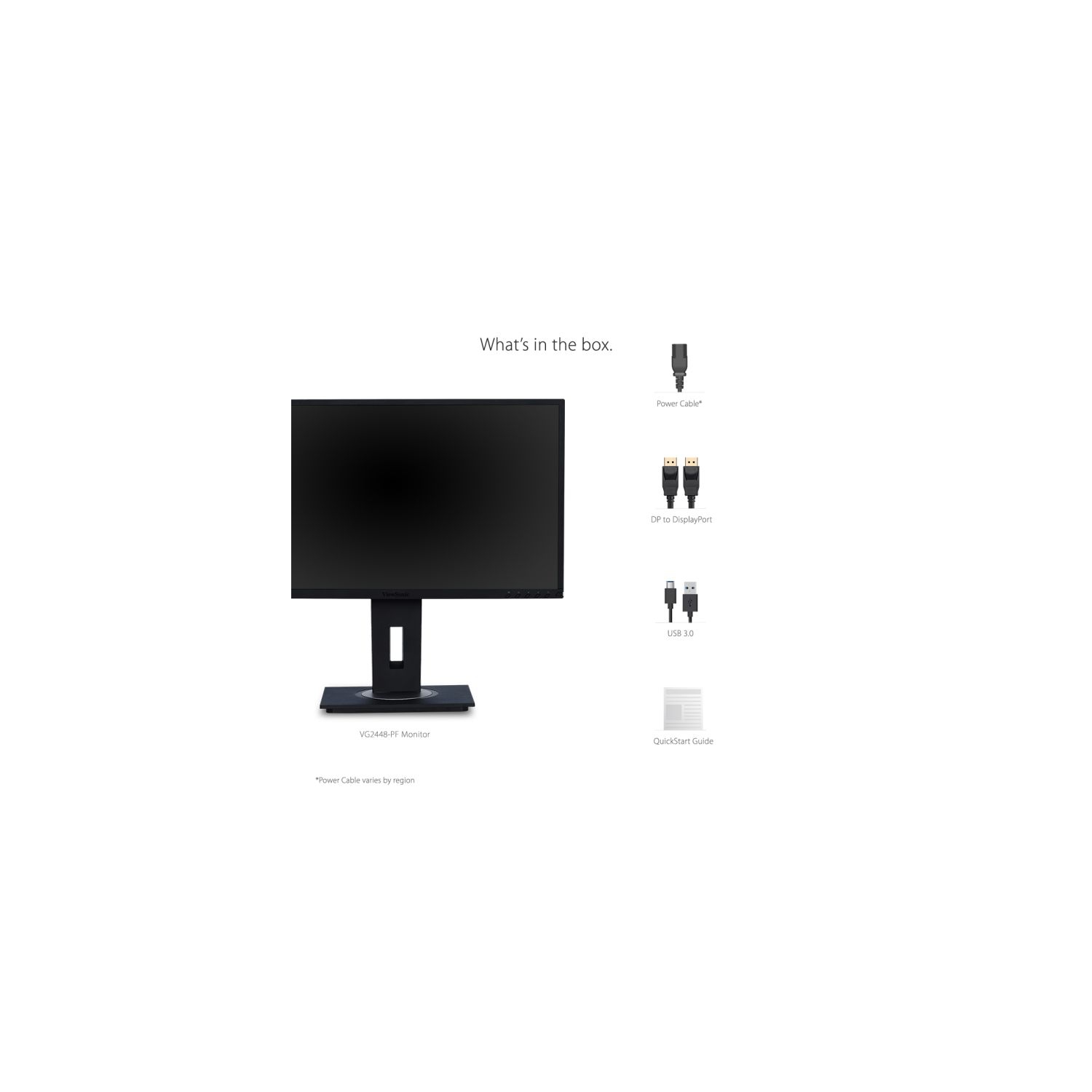 ViewSonic VG2448-PF Widescreen LCD Monitor