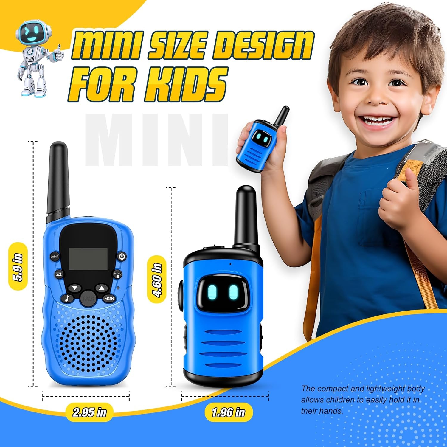 Kids Walkie Talkies – Outdoor Adventure Toy for Boys 3-6, Ideal for Hiking, Camping & Holiday Gifts