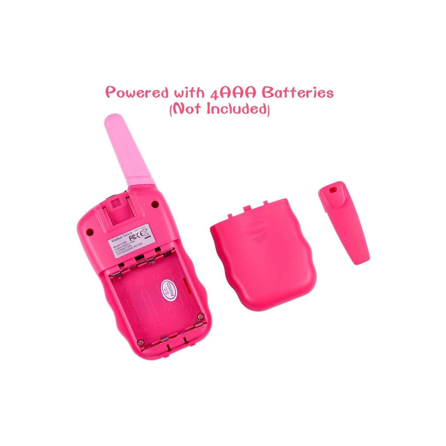 22-Channel 2-Way Walkie Talkies for Kids – Backlit LCD Flashlight, 3-Mile Range, Outdoor Adventure Radios for Girls & Boys