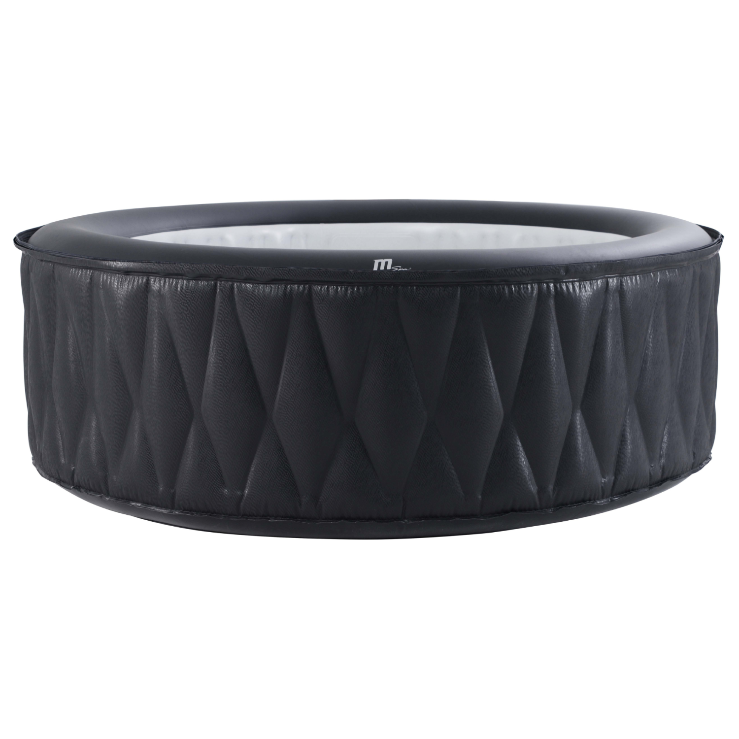 MONT BLANC, PREMIUM, SPA ROND Gonflable & SPA, 118 Jets de Massage pour 2+2 personnes, UNE PIECE INTEGREE