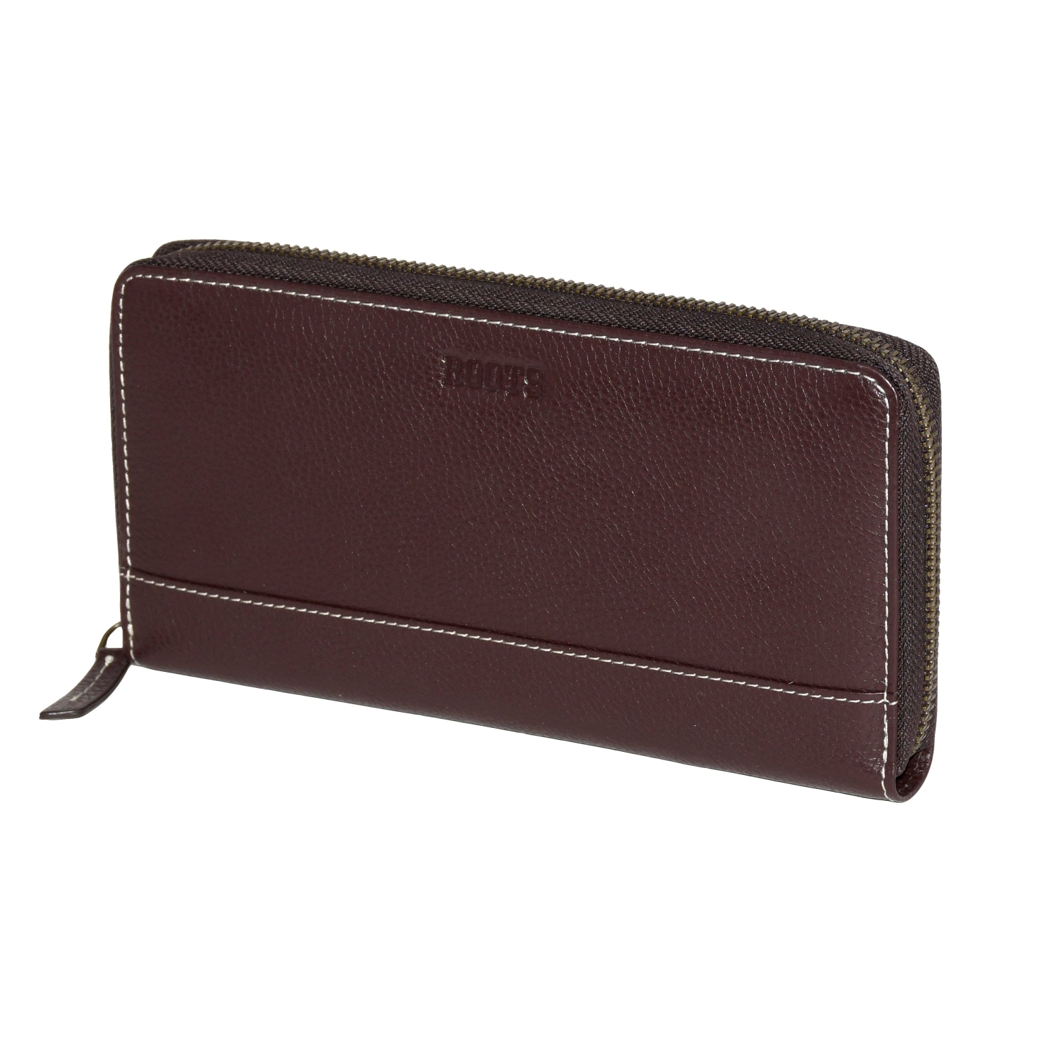 ROOTS Ladies' Slim Zipper Round Wallet