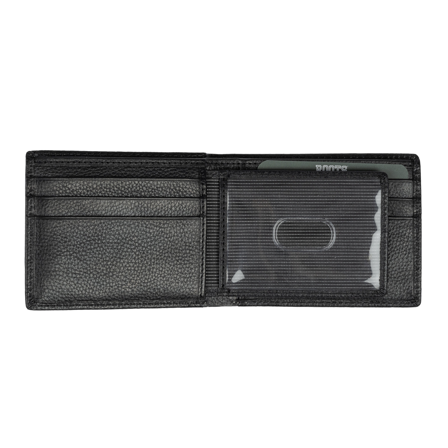 ROOTS Men's Slimfold Wallet with Removable ID