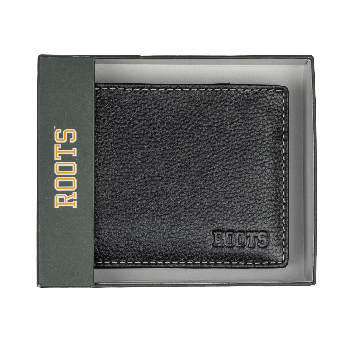 ROOTS Men's Slimfold Wallet with Removable ID