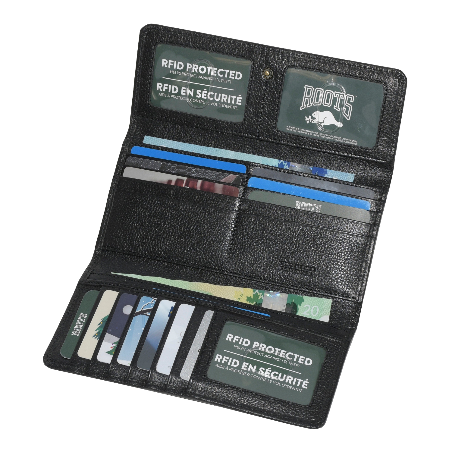 ROOTS Ladies' Slim Clutch Wallet